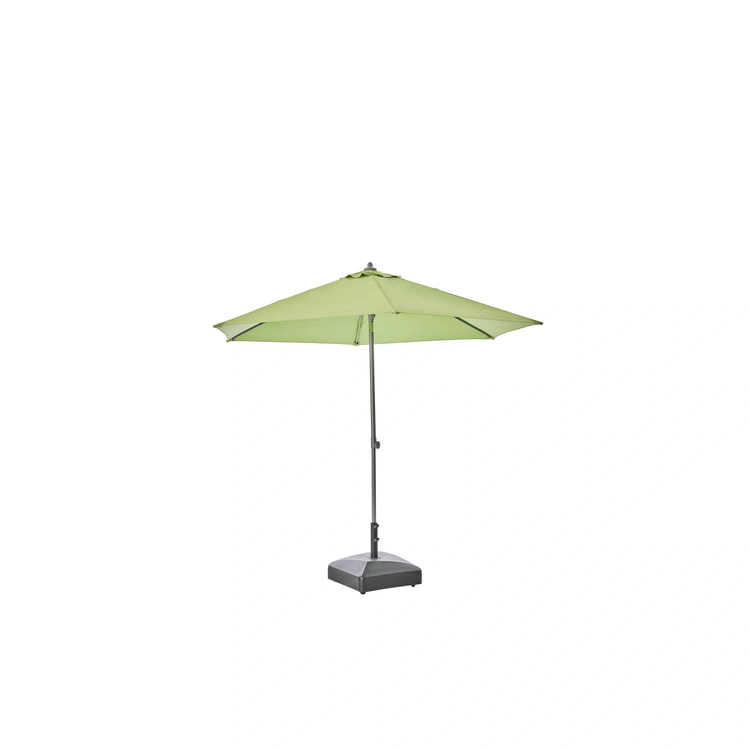 Sonnenschirm »Rhodos«, Ø 270 cm, UV50+, Alumium/Stahl, grün