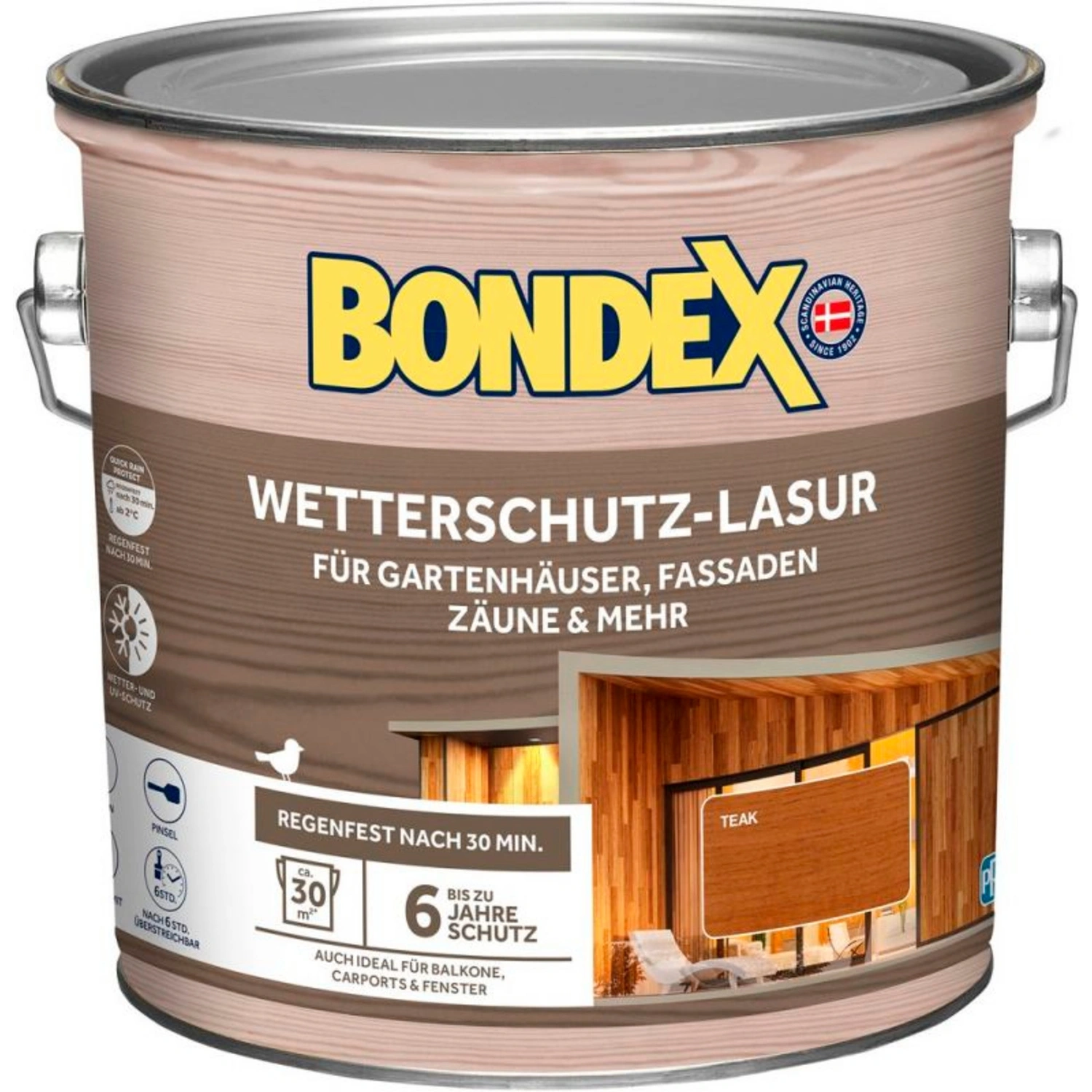 Aussenlasur, Teak 2,5 Liter