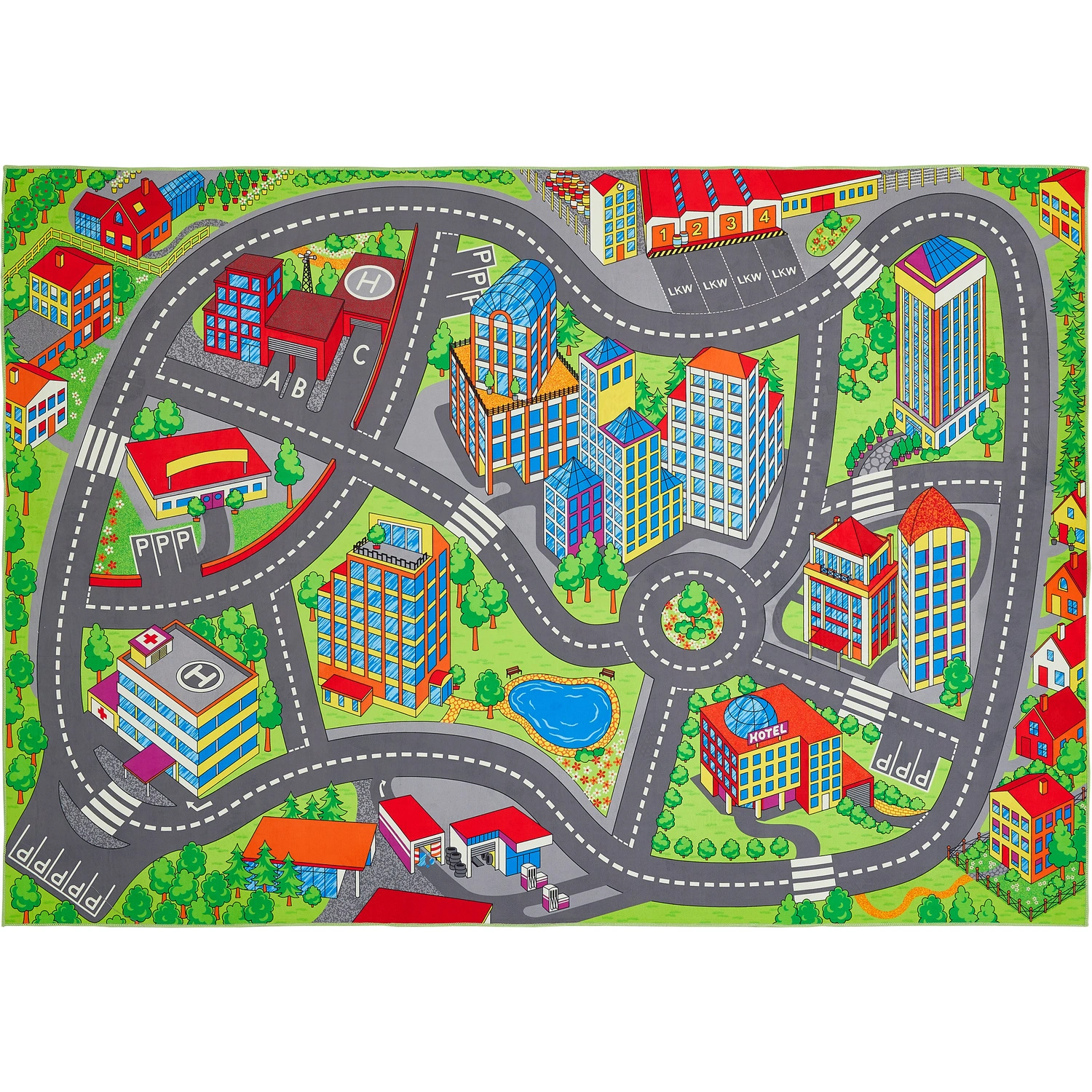 Teppich »Spielstraße«, 140×200 cm