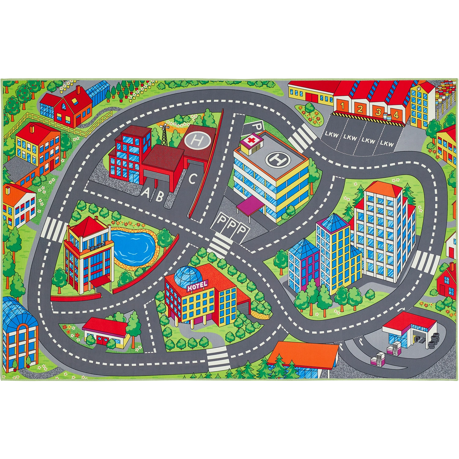 Teppich »Spielstraße«, 100×150 cm