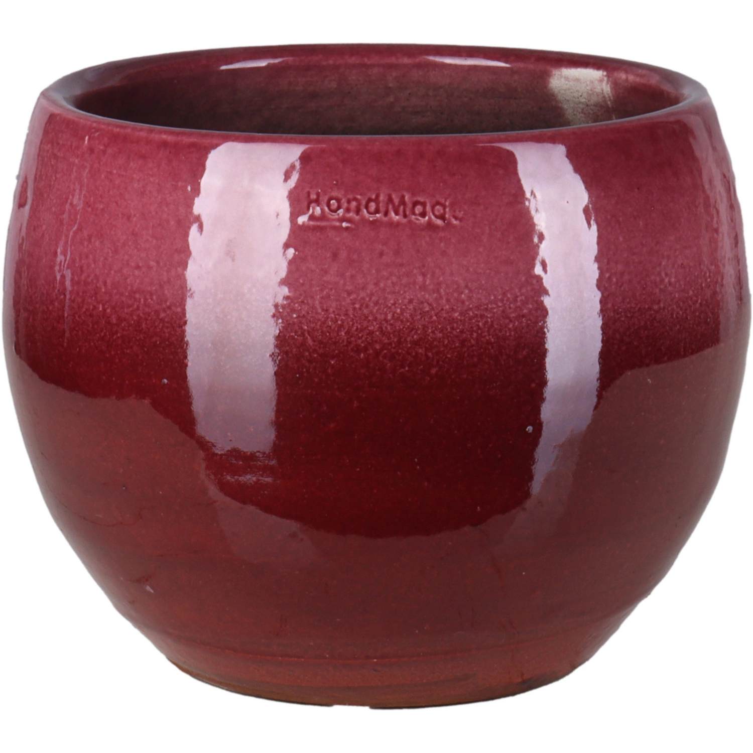 Blumentopf, Keramik, Ø 13 cm, beere
