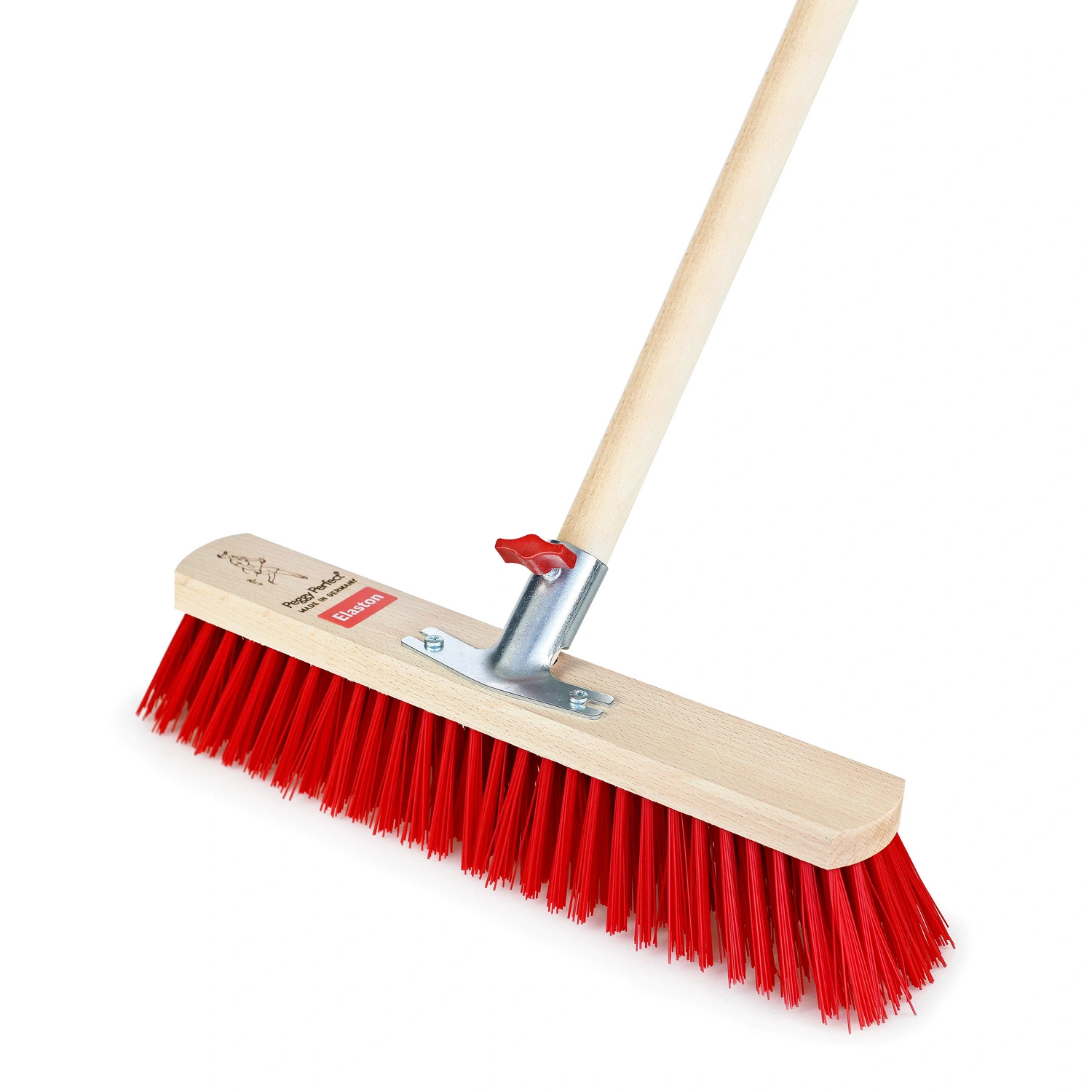 Besen, mit Stiel, Schraubfixhalterung, Elastonborste, Breite: 40 cm