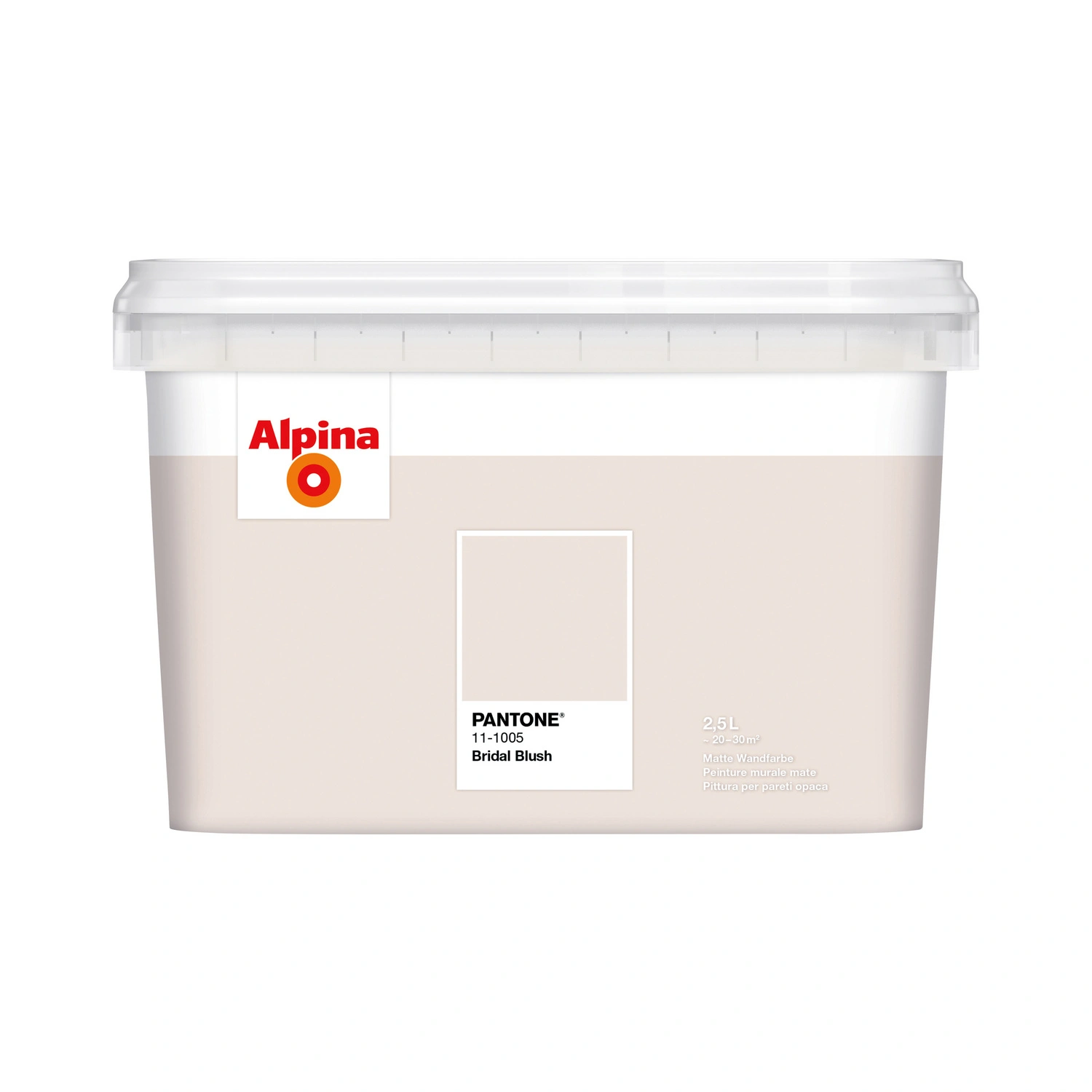 Wandfarbe »PANTONE«, Bridal Blush, matt, 2,5 l