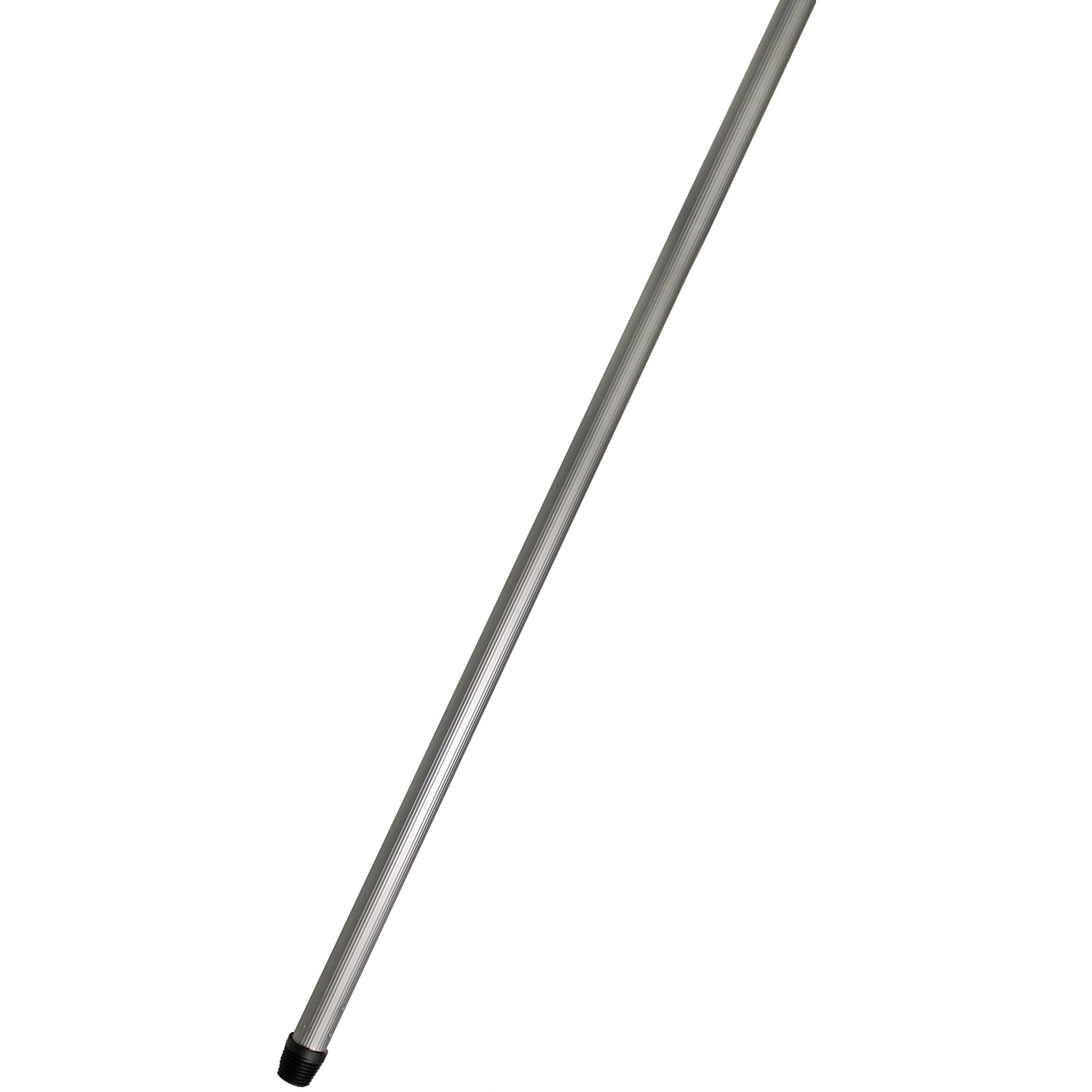 Besenstiel, Metall, silber, Länge: 120 cm