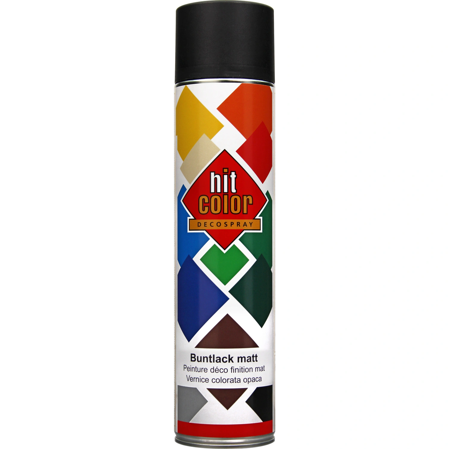 Lackspraydose »hitcolor«, Decospray tiefschwarz matt RAL9005 600ml