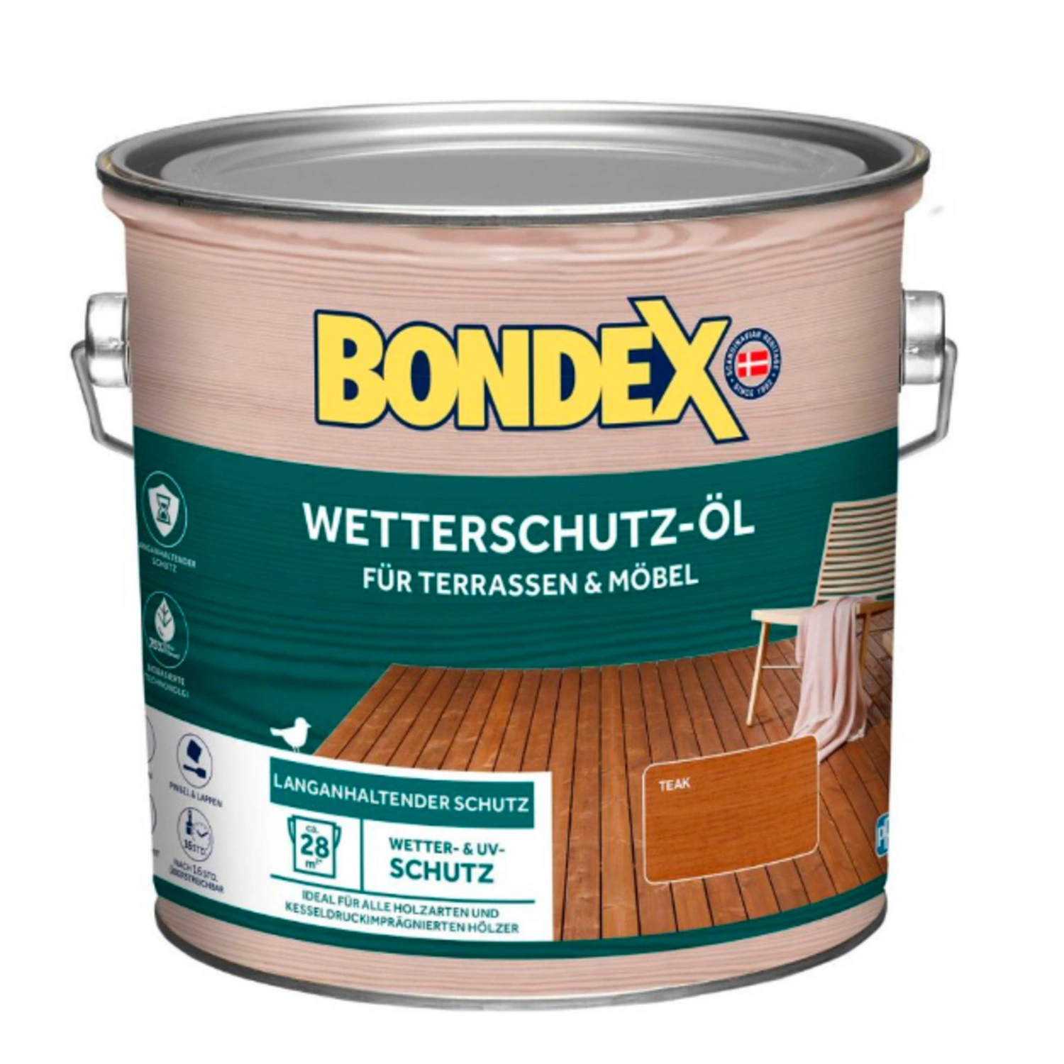 Wetterschutz, Teak 2,5 Liter