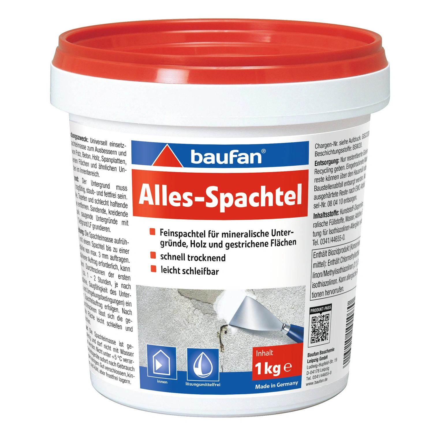 Spachtelmasse, 1 kg
