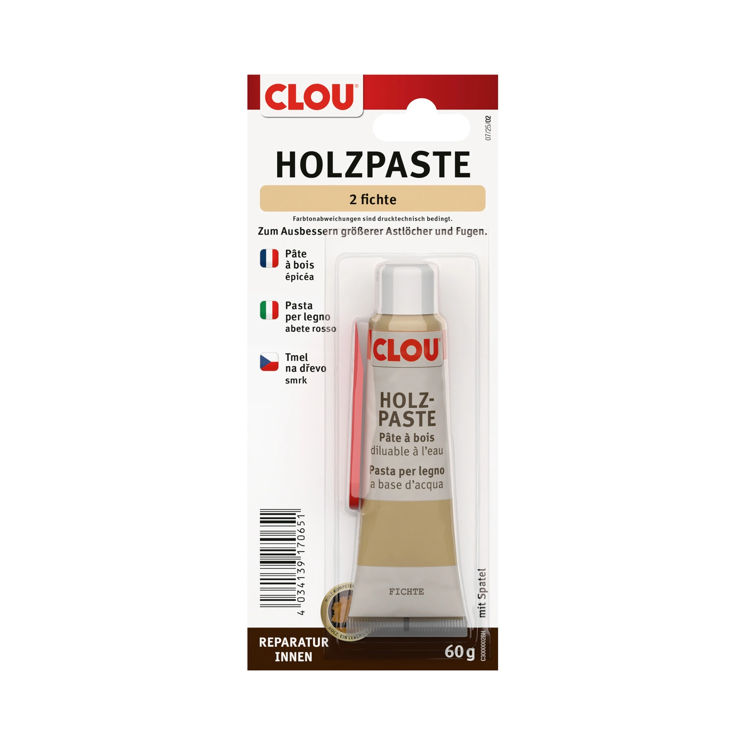 Holzpaste »AQUA fichte«, 60 g, Fichte