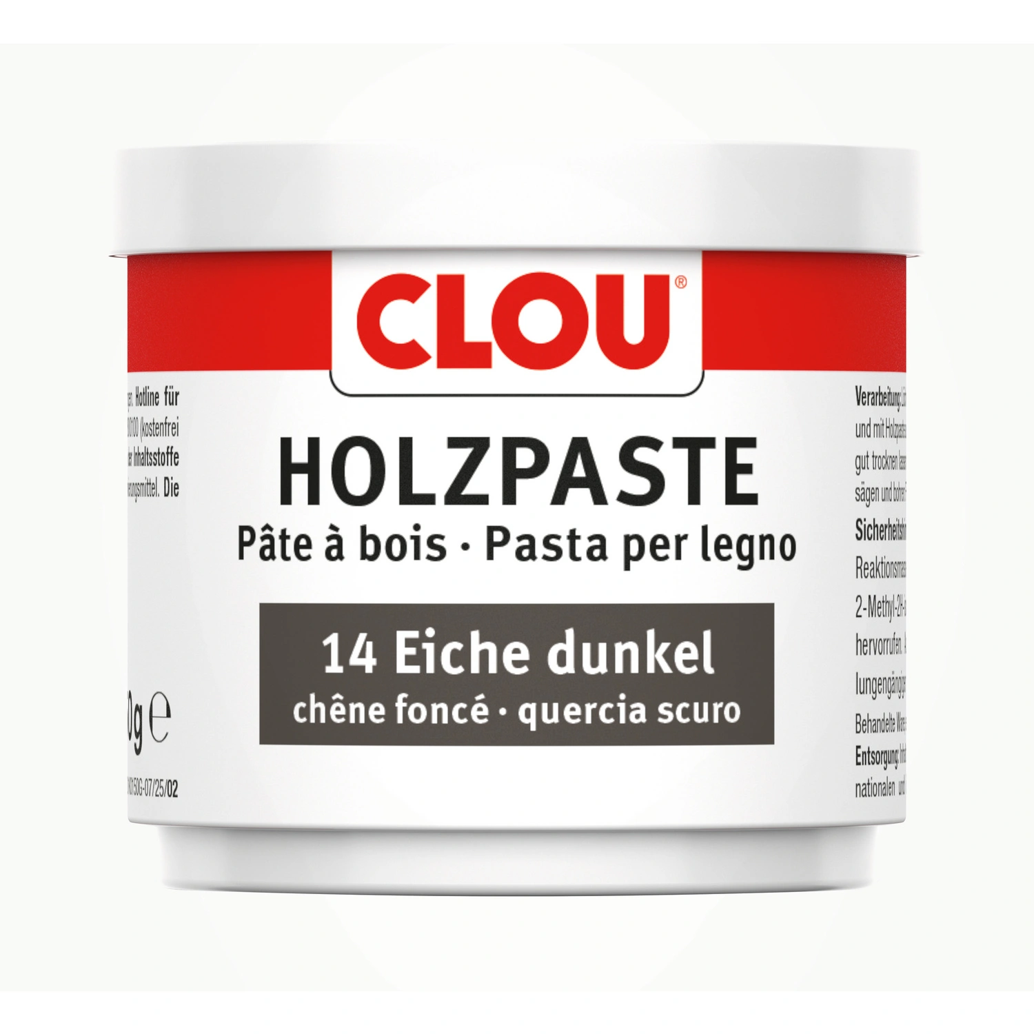 Holzpaste, wasserlöslich, eiche dunkel