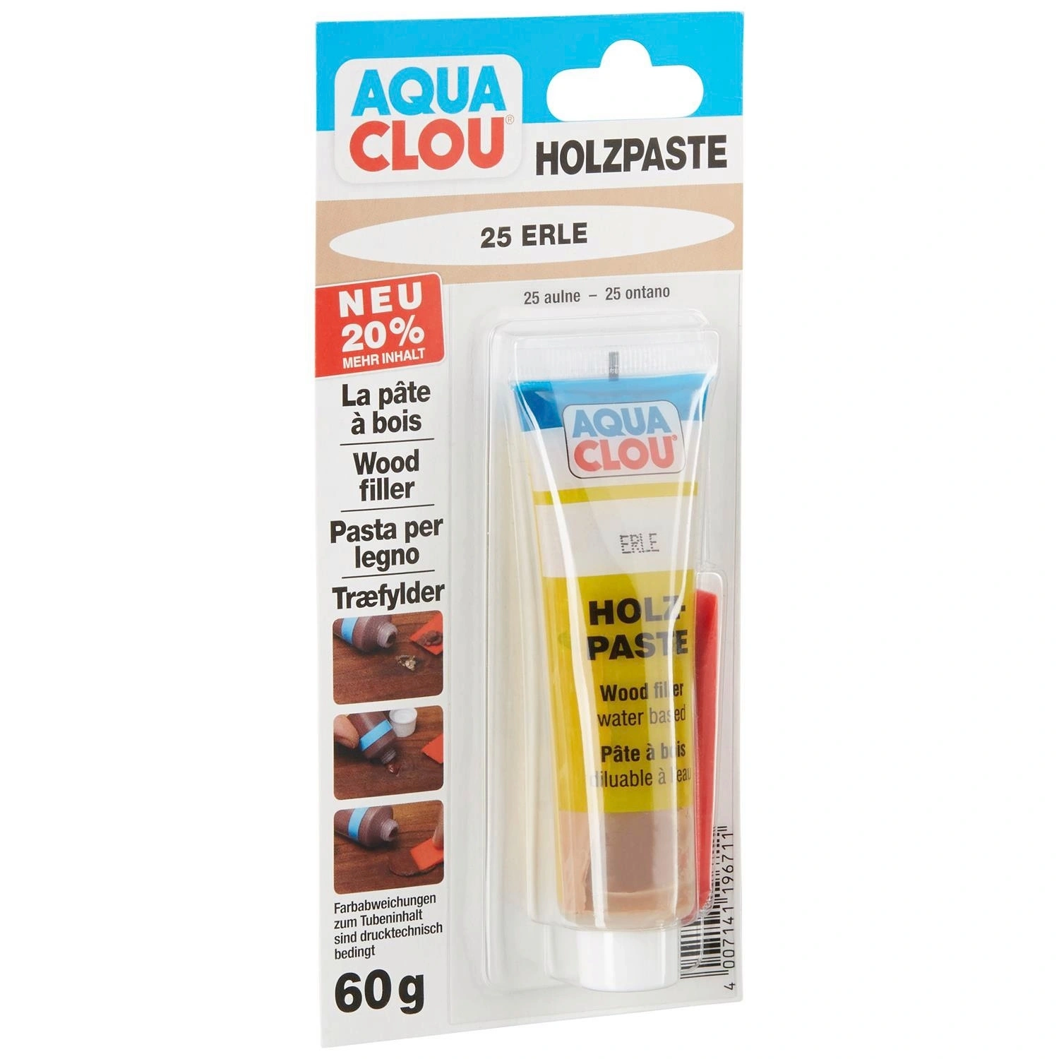 Holzpaste »AQUA erle«, 60 g, beige