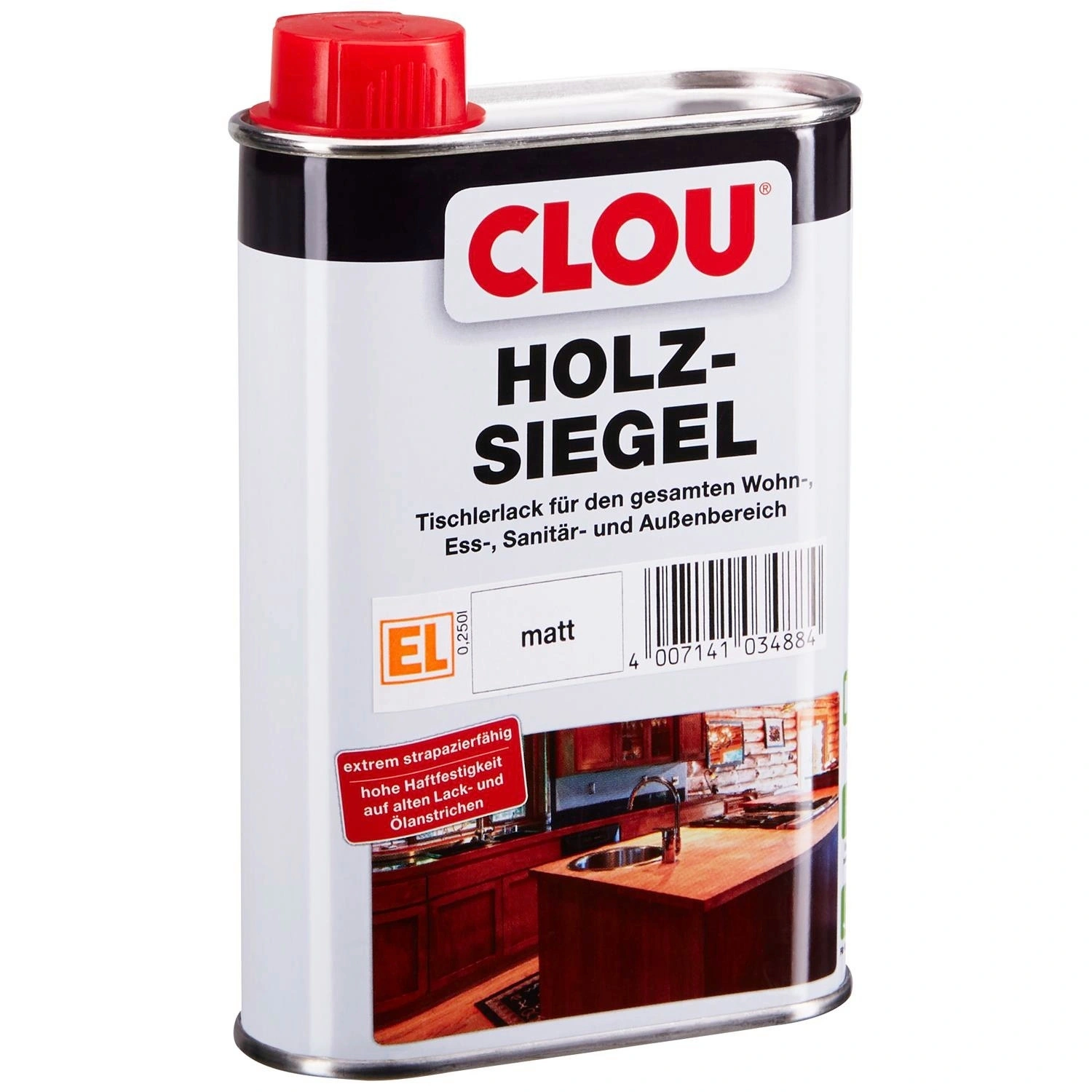 Holz-Siegel, 0,25 l, transparent, matt
