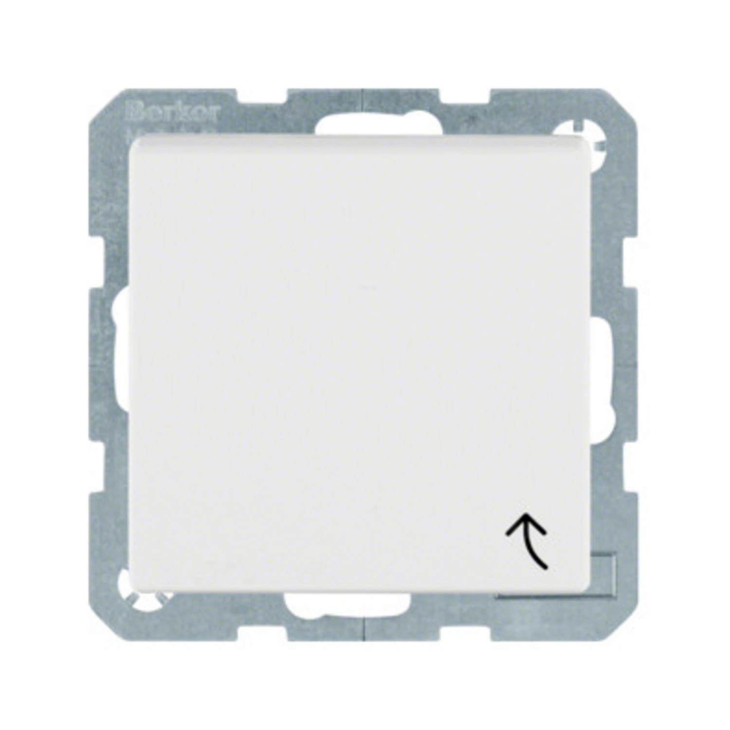 Schuko-Steckdose, LxBxH: 70x70x32 mm, polarweiß