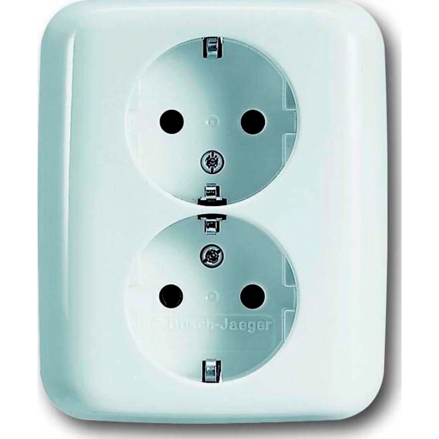 Schuko-Steckdose, LxBxH: 45×100,2×82,1 mm, alpinweiß