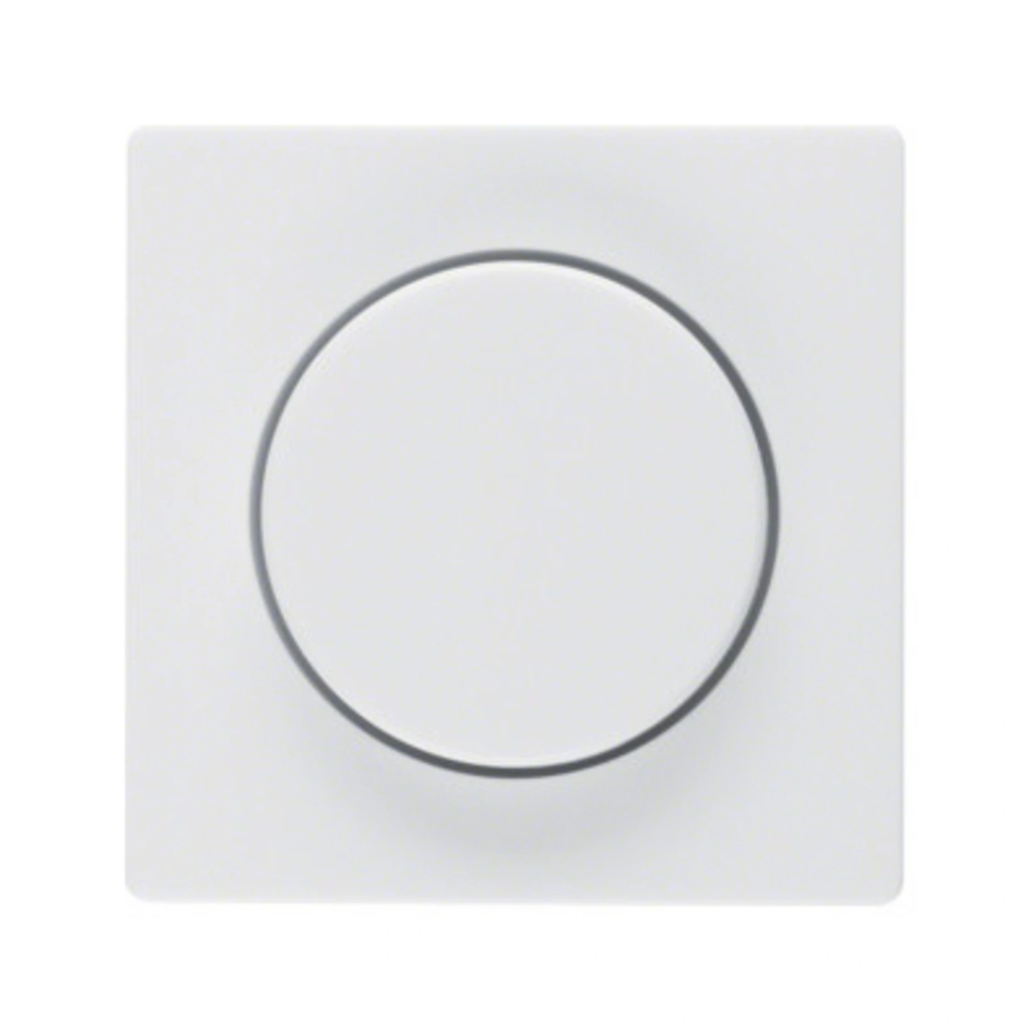 Dimmer-Abdeckung, polarweiß, 1 Stück