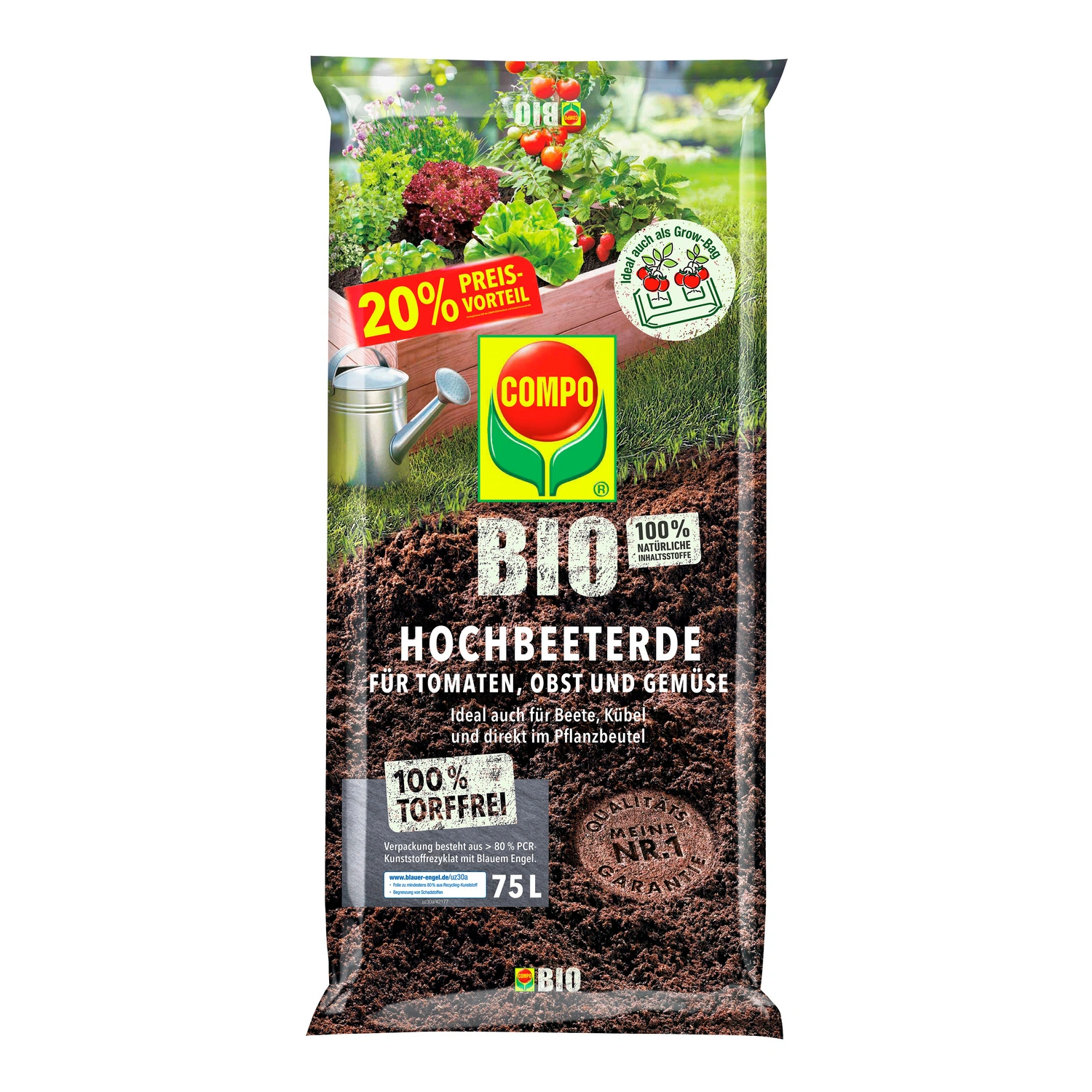 Hochbeet-Erde, 75 L