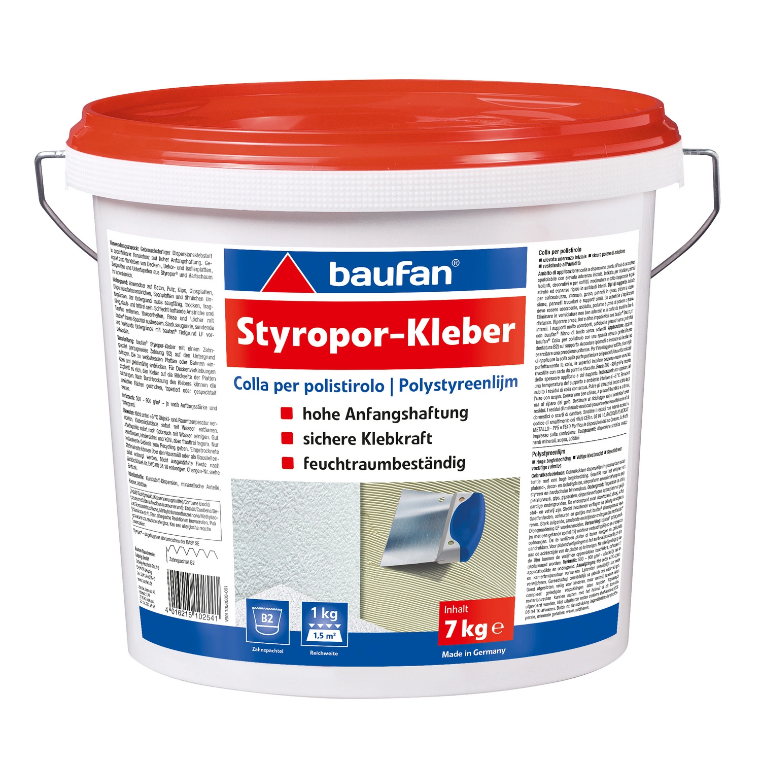 Styroporkleber, 7 kg