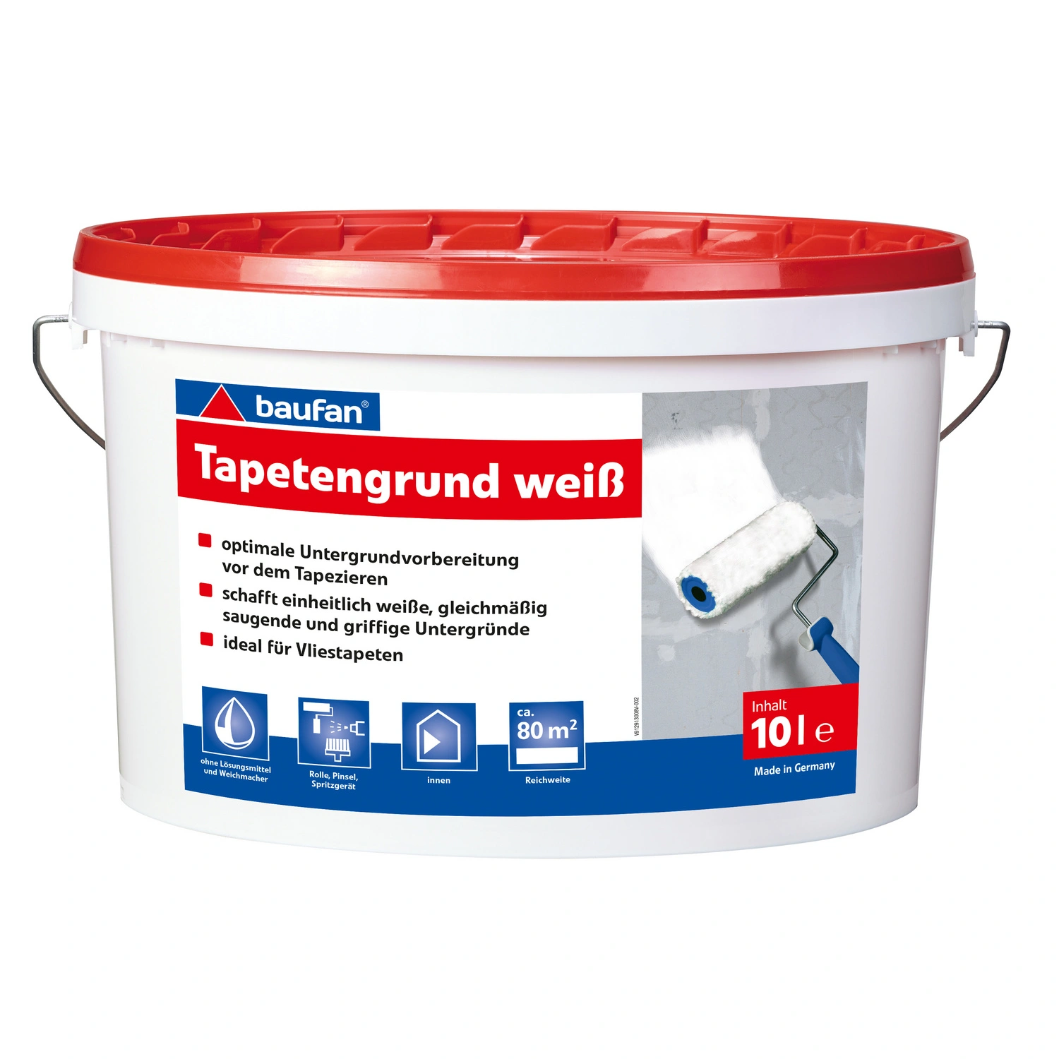 Grundierung, 10 l, weiß