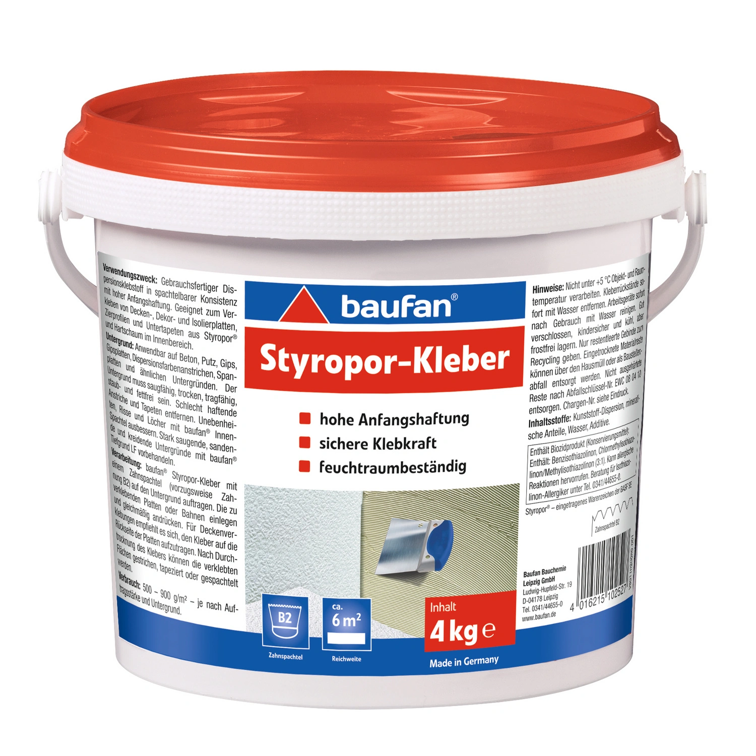 Styroporkleber, 4 kg
