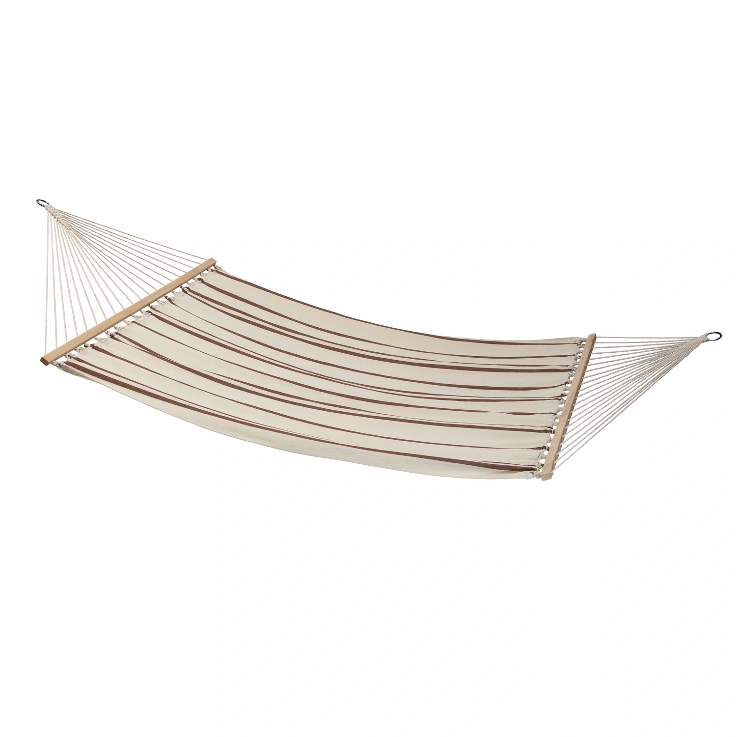 Hängematte, LxB: 325×145 cm, Baumwolle/Polyester, braun