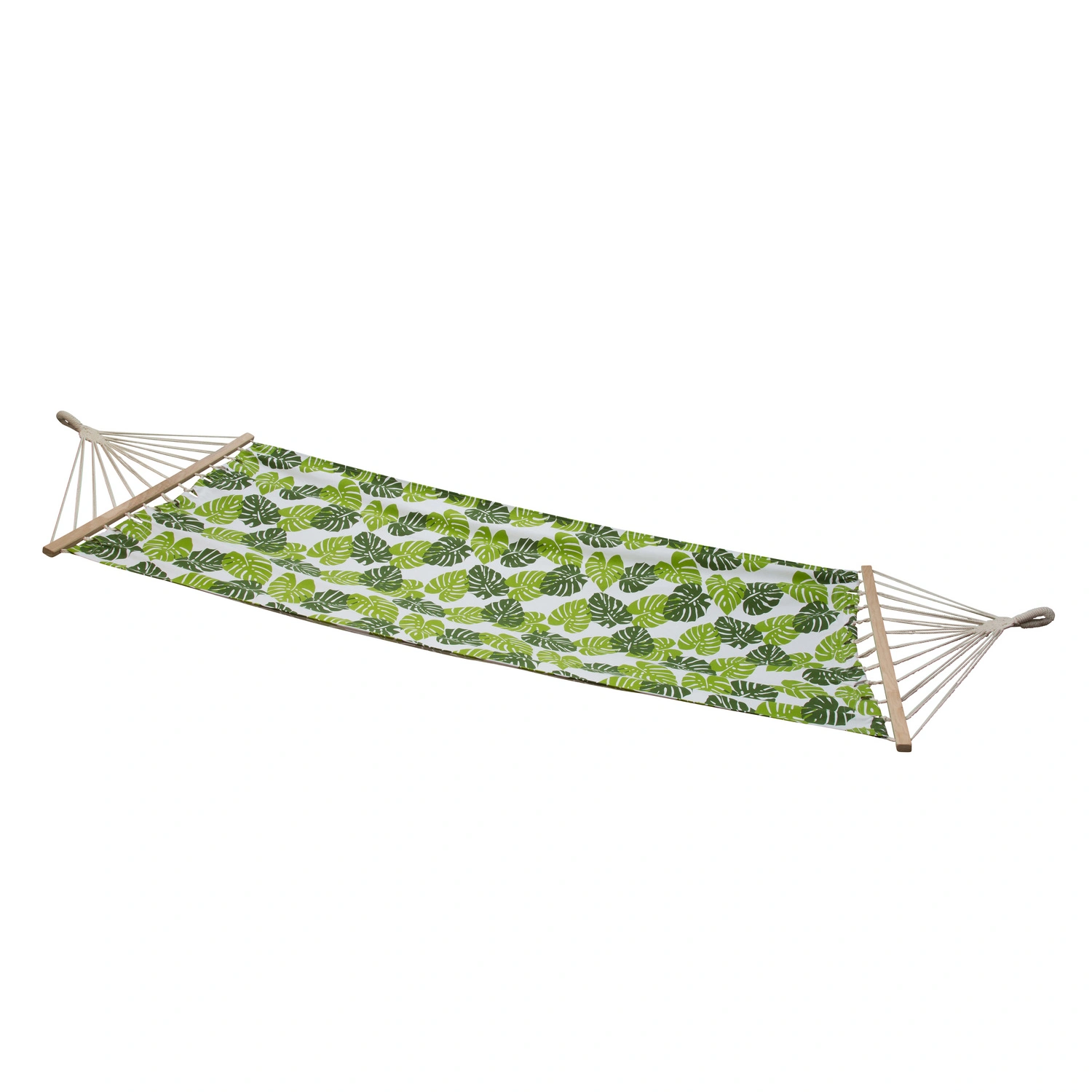 Hängematte, Baumwolle/Polyester, LxB: 285×100 cm, grün