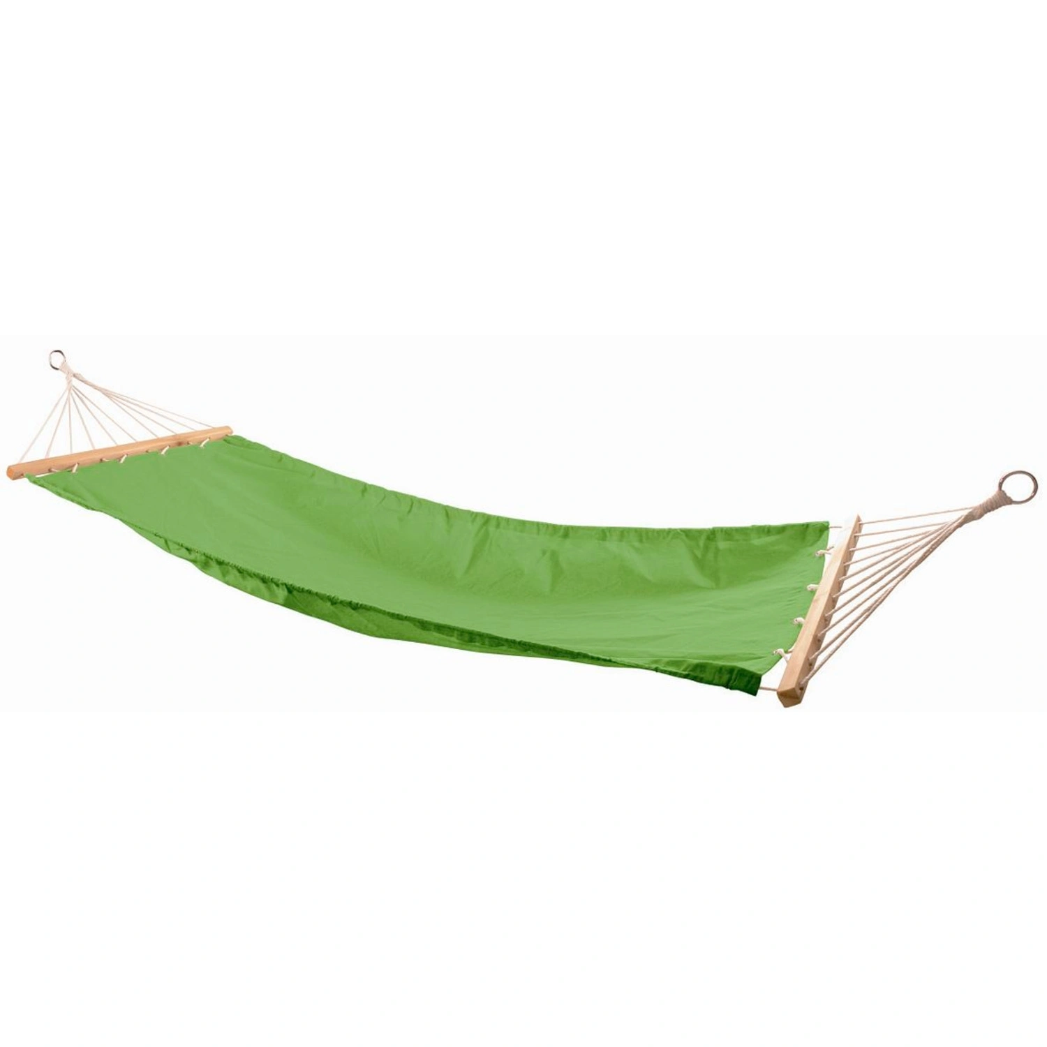 Hängematte, Baumwolle/Polyester, LxB: 270×100 cm, grün