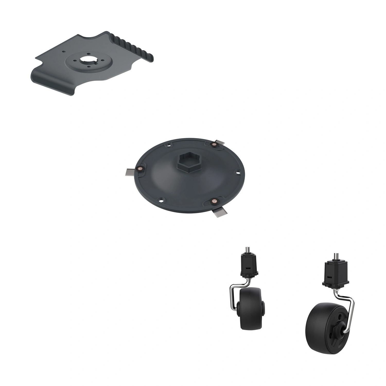 Mähroboter Umrüstkit »Vision«, Kunststoff/Metall, schwarz