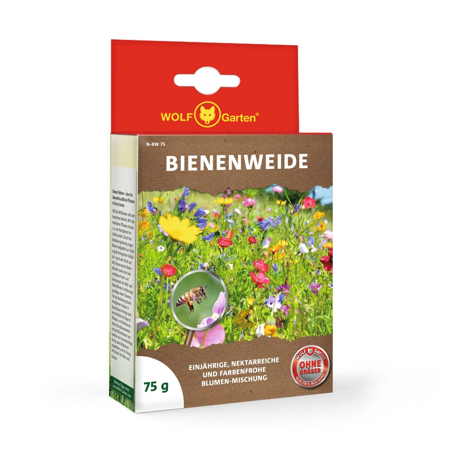 Bienenweide-Saatgut, 75 m², Bio