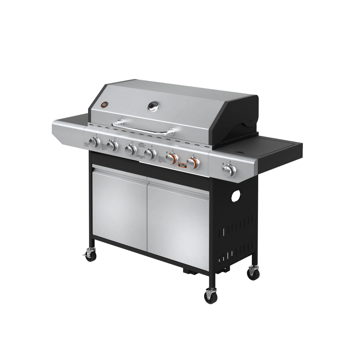 Gasgrill »BBQ Hero«, 6 Brenner, Grillfläche: 95 x 57 cm, mit Unterschrank