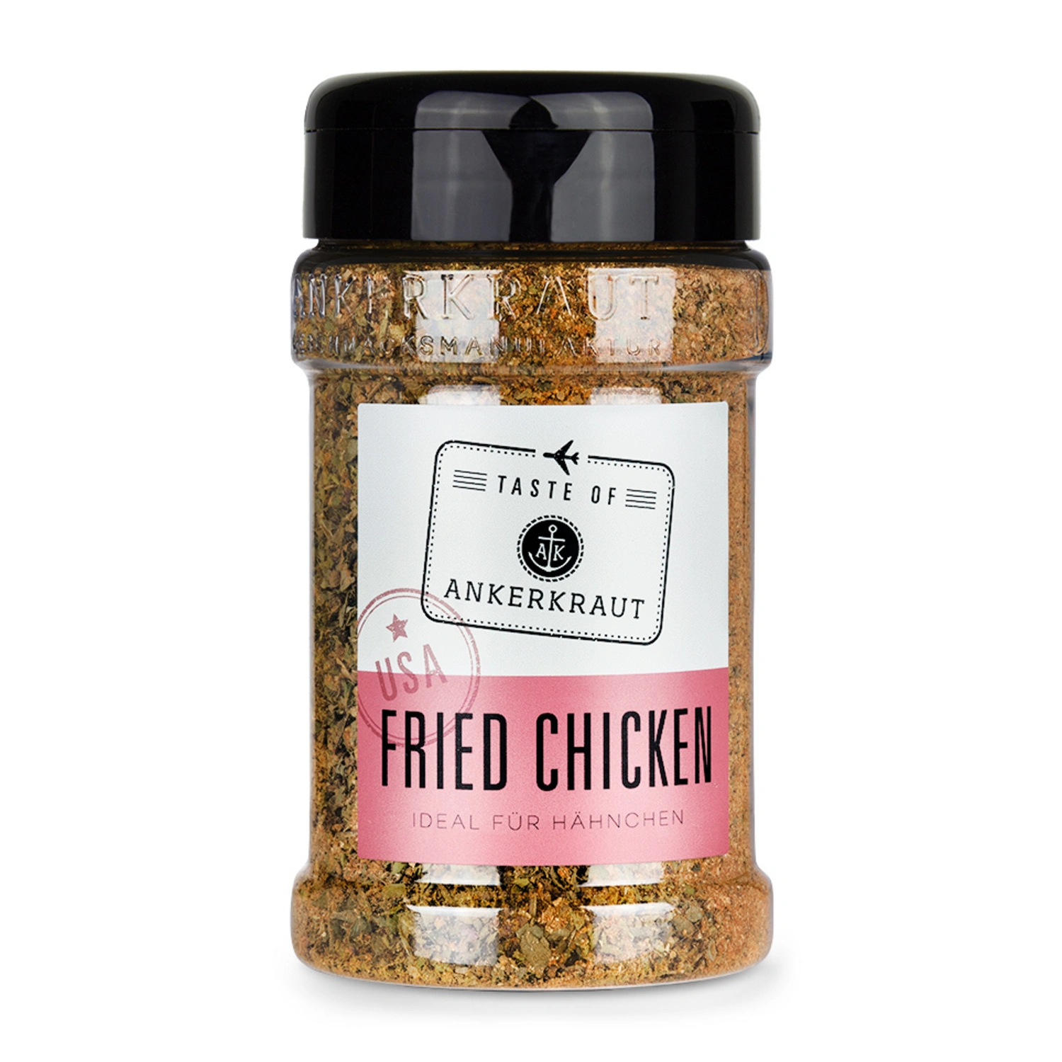 Gewürzkräutermischung, USA – Friede Chicken 225g Streuer