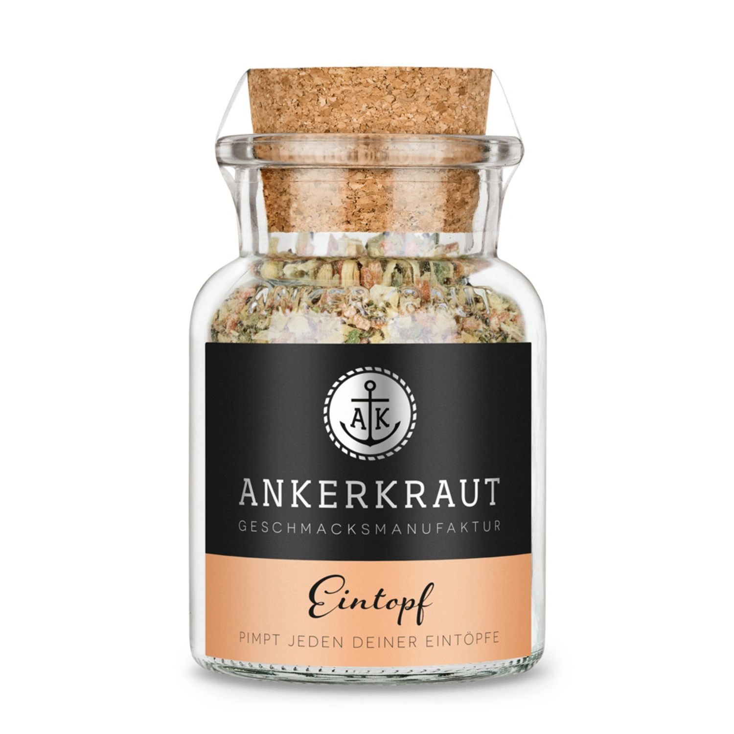 Gewürzkräutermischung, Eintopf Gewürz 90g Korkenglas