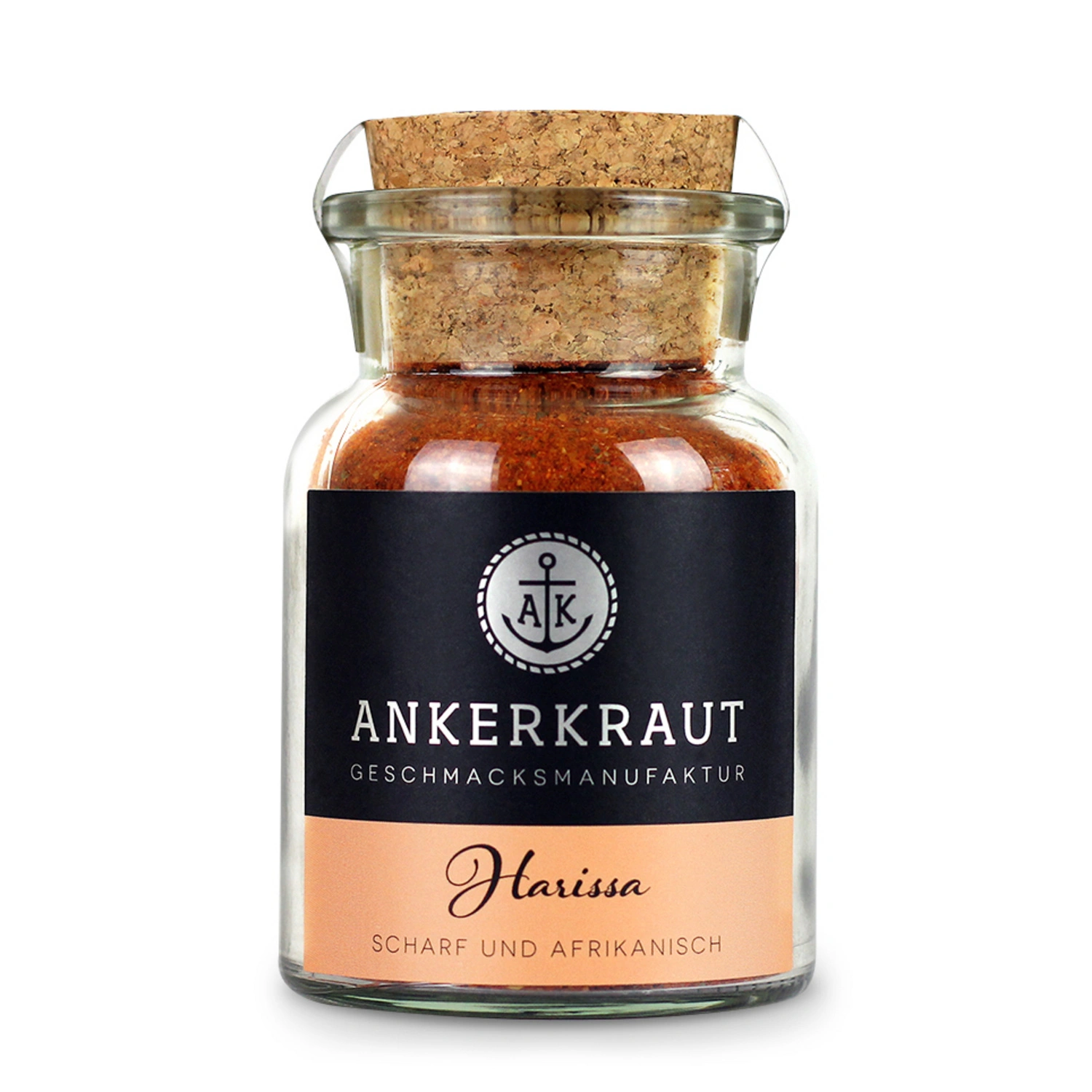 Gewürzkräutermischung, Harissa 90g Korkenglas