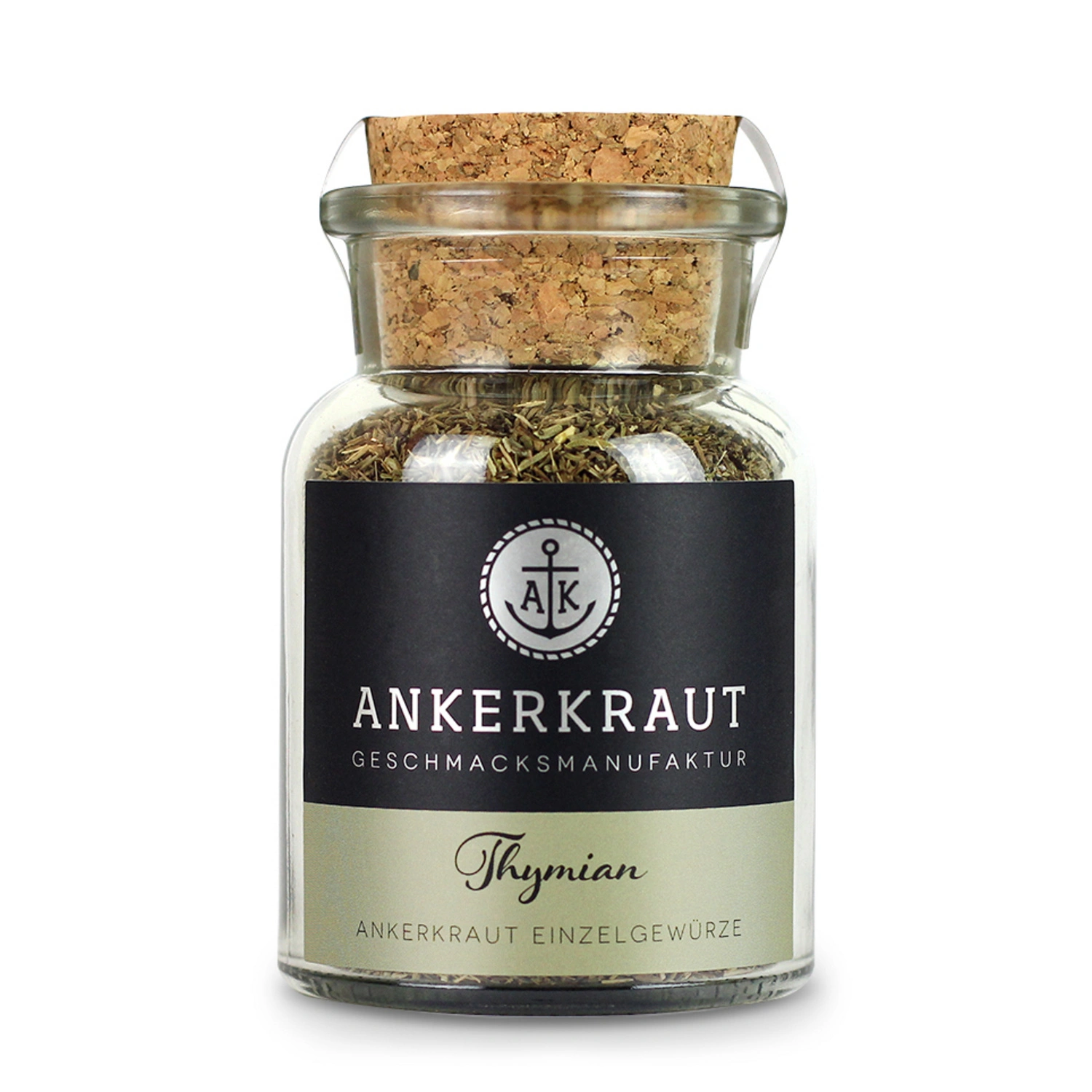 Gewürzkräutermischung, Thymian 30g Korkenglas gerebelt