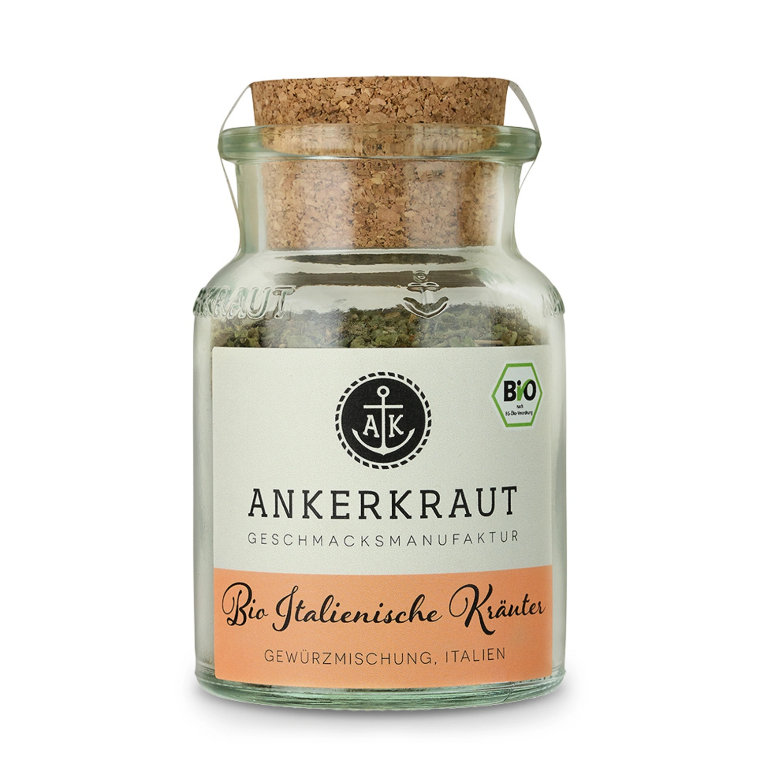 Gewürzkräutermischung, BIO Italienische Kräuter 20g Korkenglas