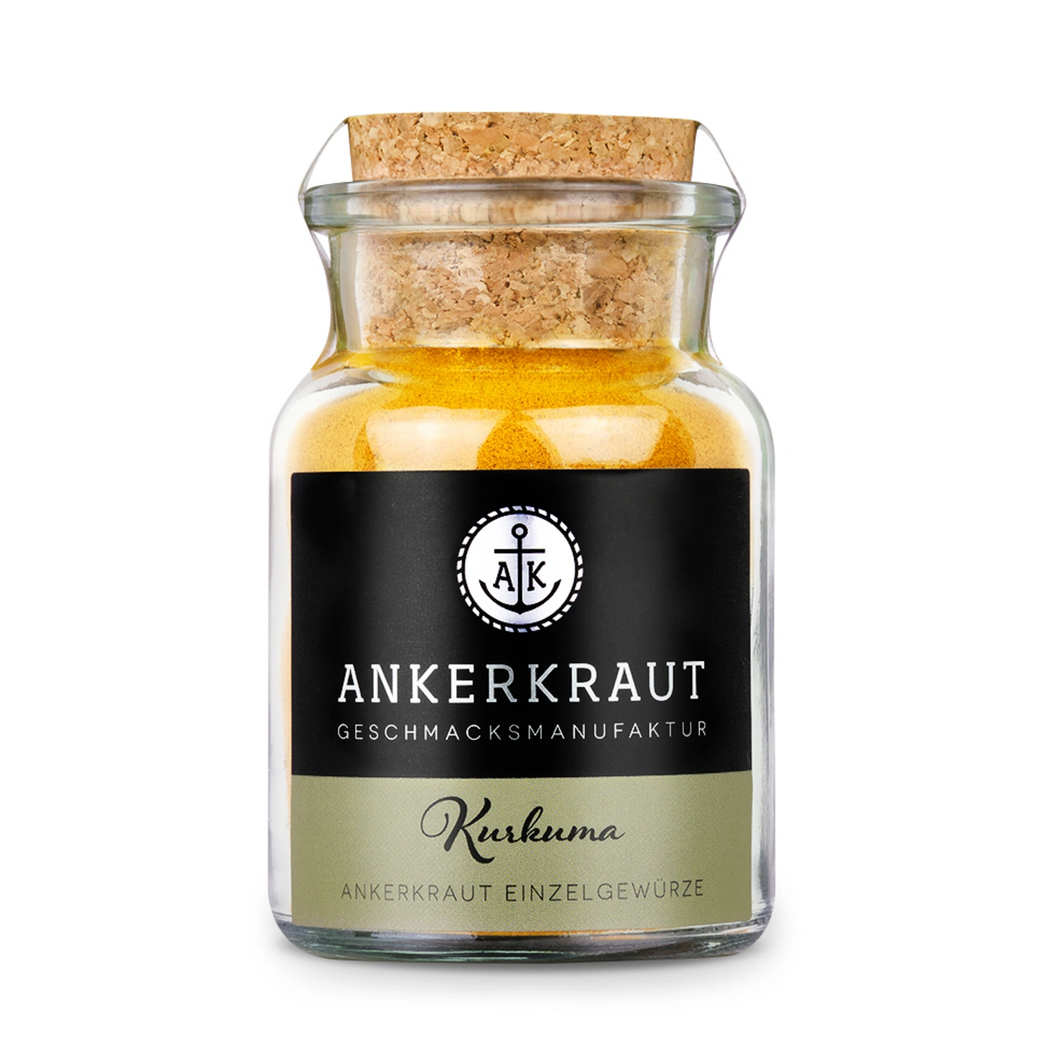 Gewürzkräutermischung, Kurkuma 75g Korkenglas gemahlen