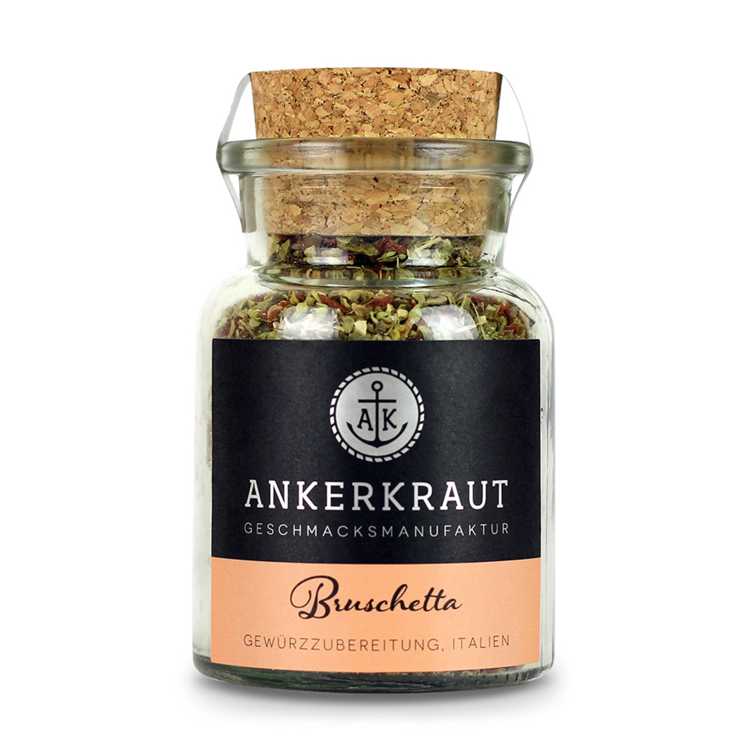 Gewürzkräutermischung, Bruschetta 55g Korkenglas