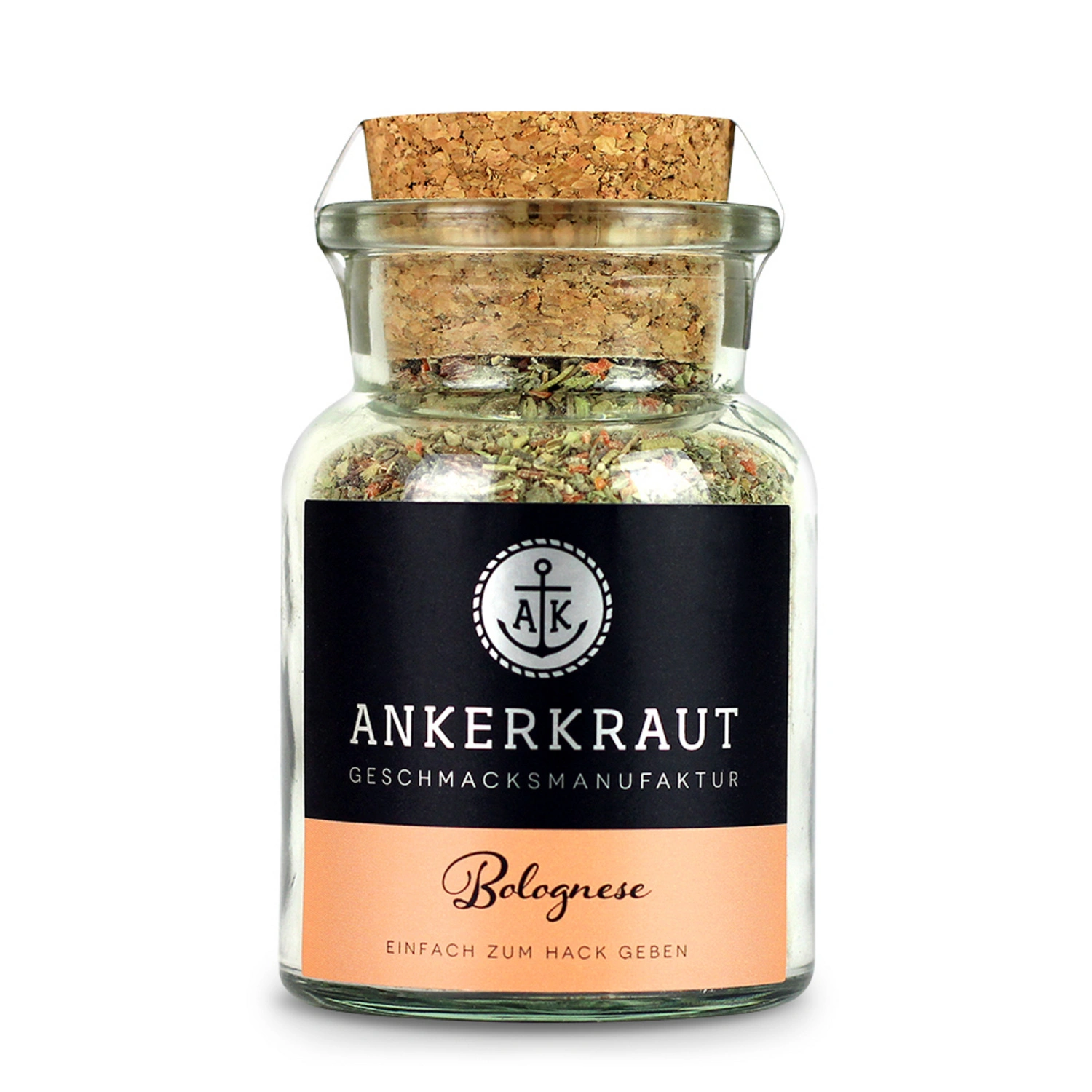 Gewürzkräutermischung, Spaghetti Bolognese Gewürz 100g Korkenglas