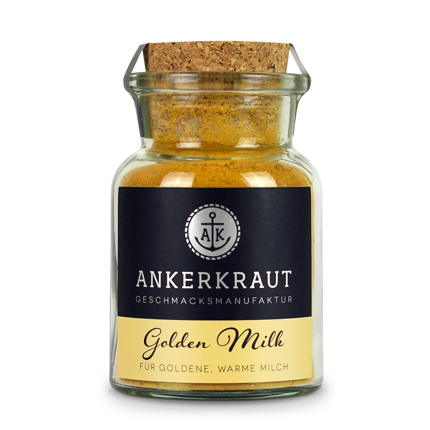 Gewürzkräutermischung, Golden Milk 75g Korkenglas