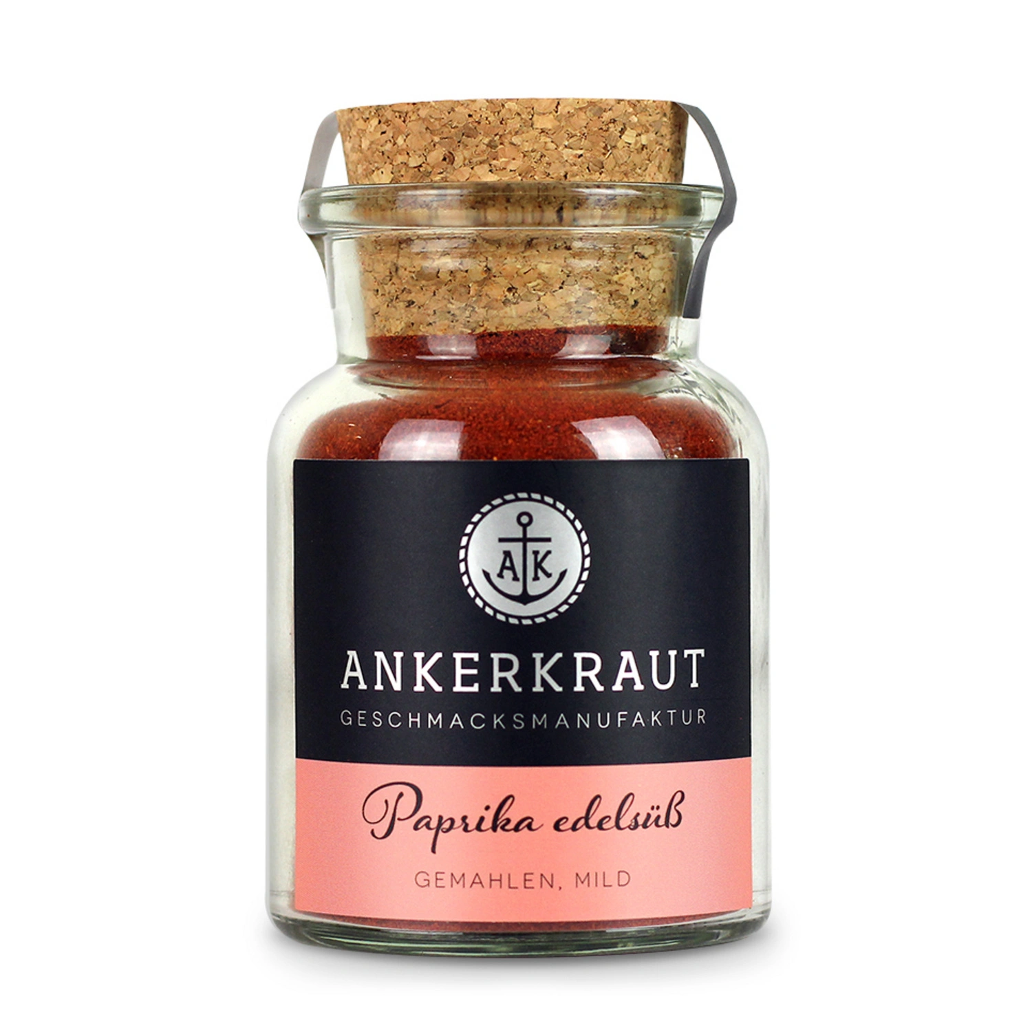 Gewürzkräutermischung, Paprika 70g Korkenglas edelsüß gemahlen