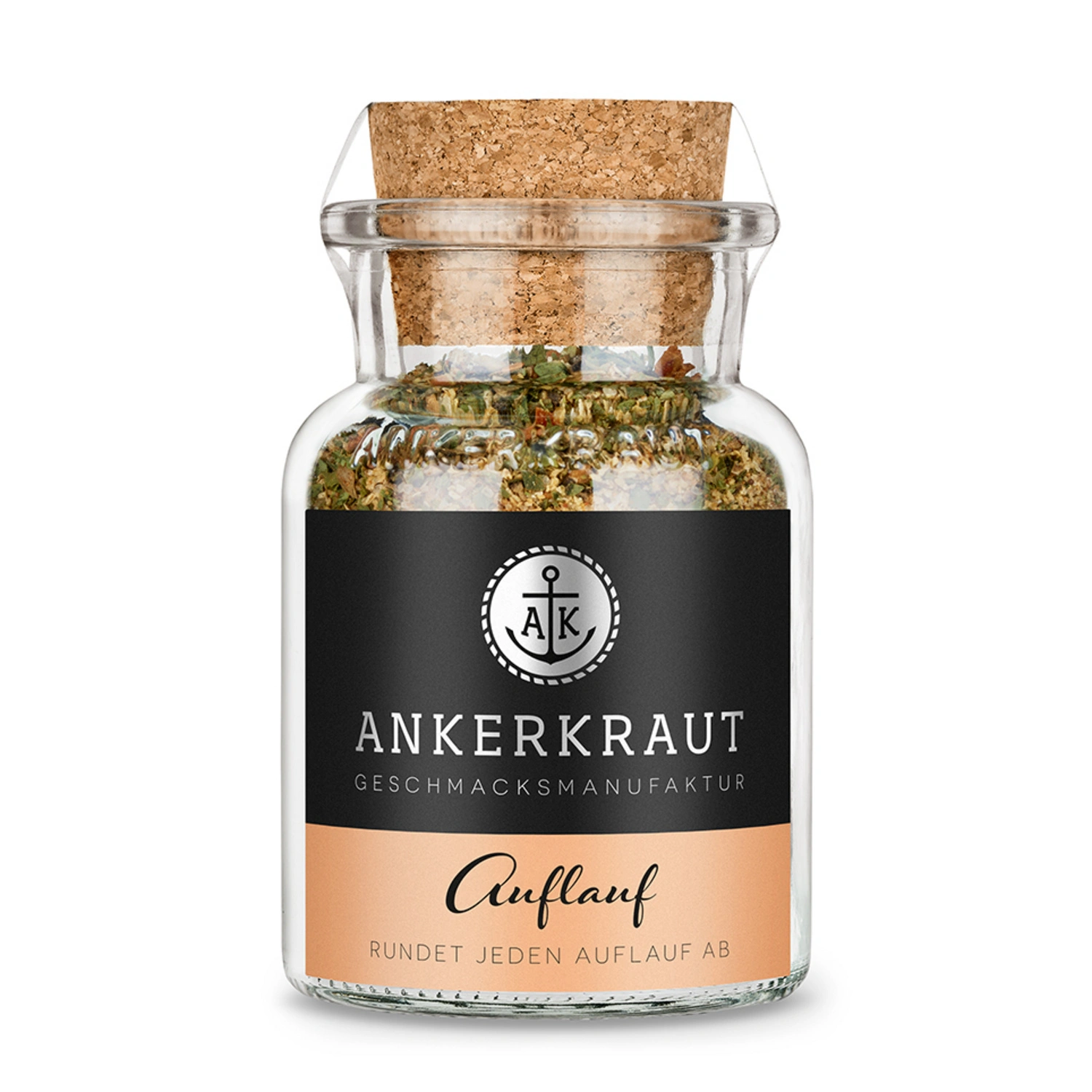 Gewürzkräutermischung, Auflauf Gewürz 90g Korkenglas
