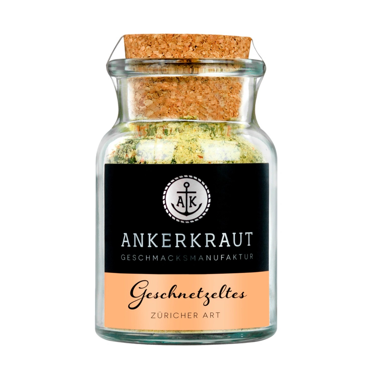Gewürzkräutermischung, Geschnetzeltes, 100g im Korkenglas