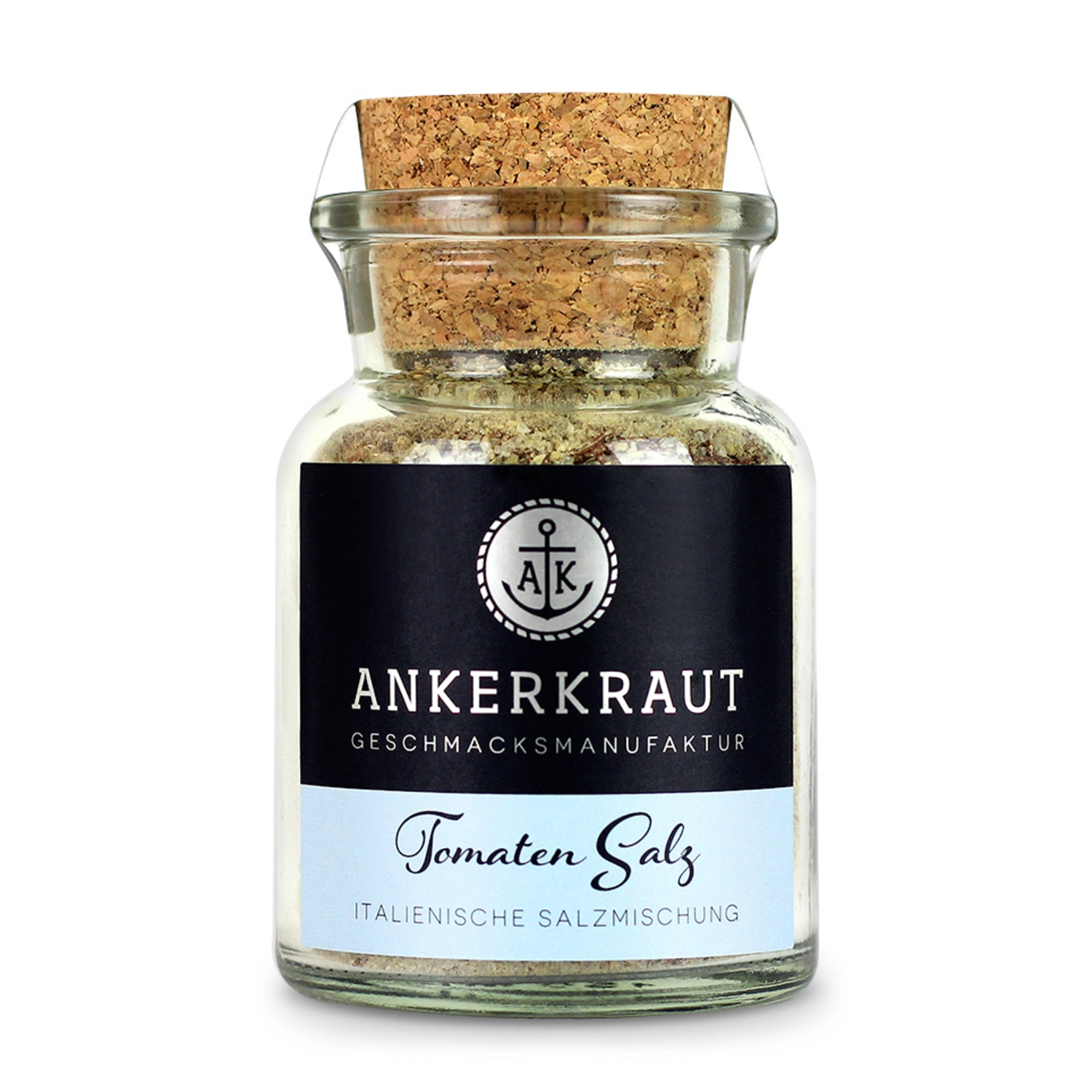 Gewürzkräutermischung, Tomaten Salz 140g Korkenglas