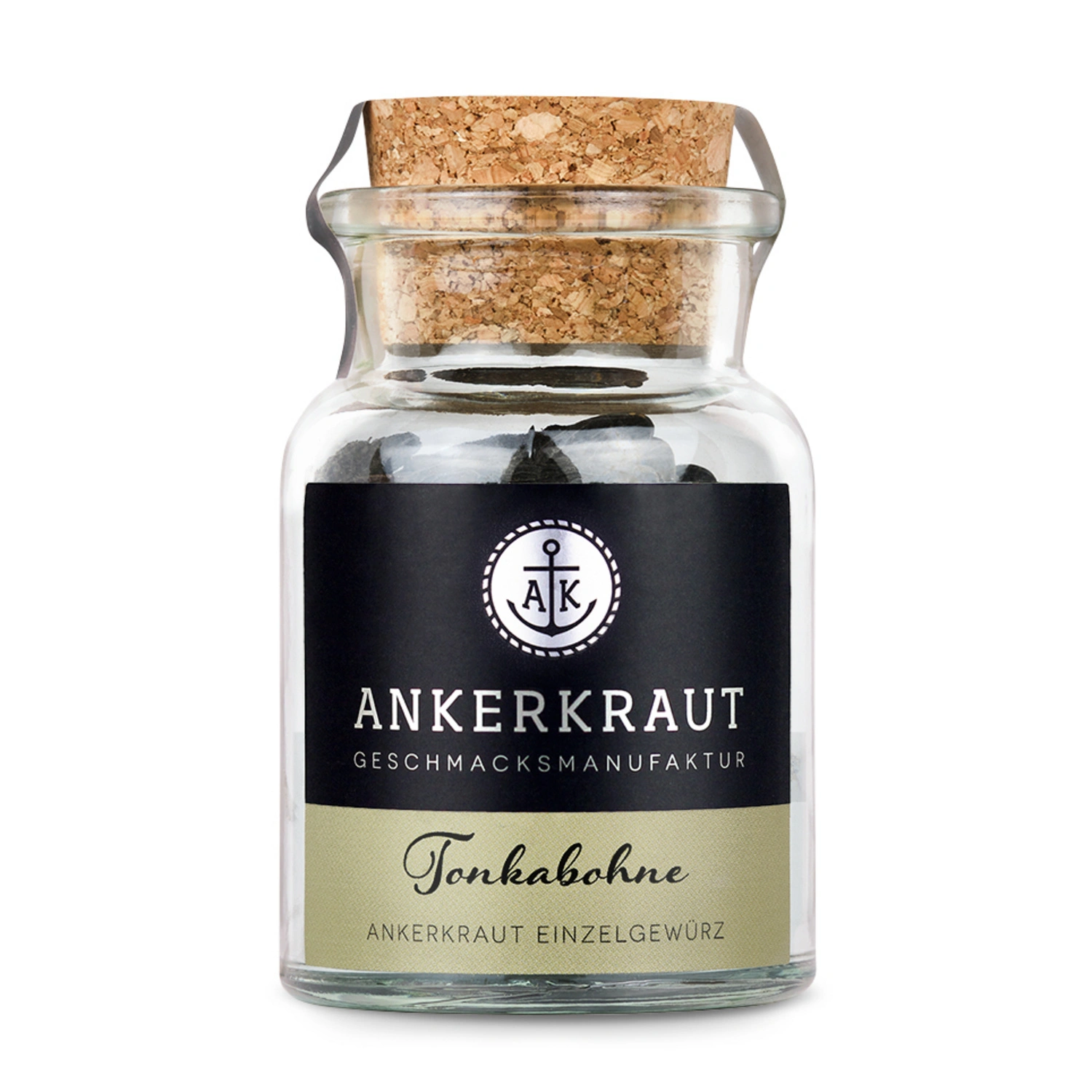 Gewürzkräutermischung, Tonkabone 80 g Korkenglas ganz