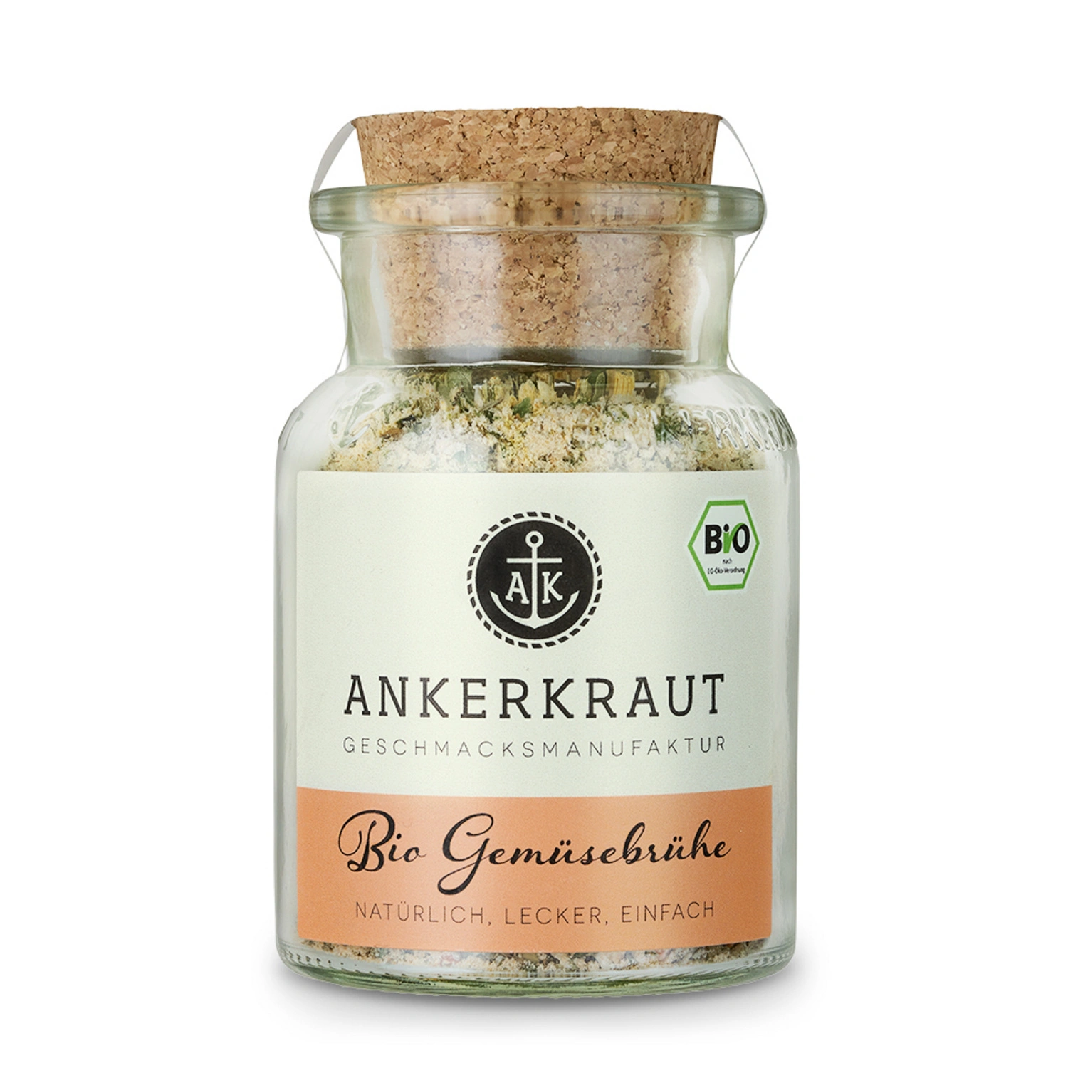 Gewürzkräutermischung, BIO Gemüsebrühe 95g Korkenglas