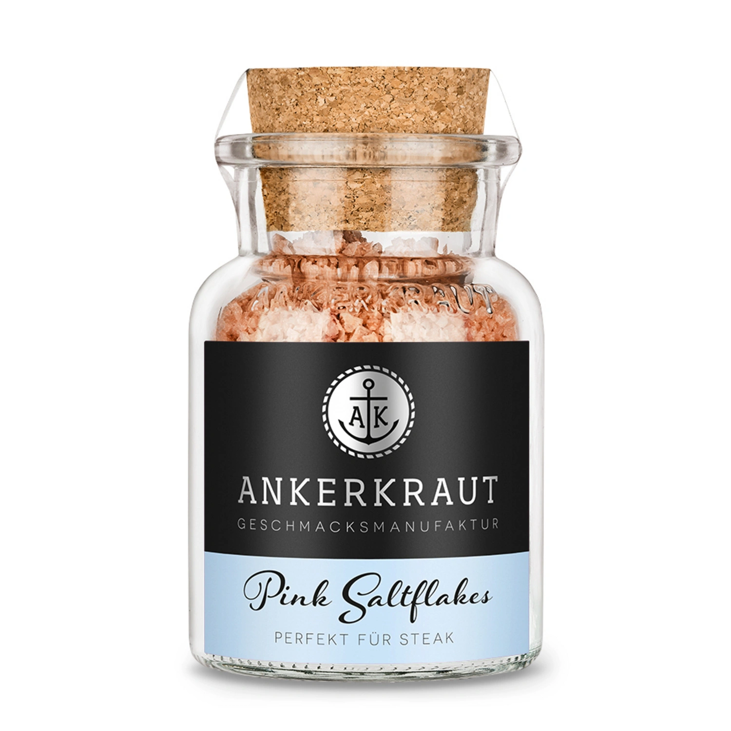 Gewürzkräutermischung, Pink Saltflakes 90g Korkenglas