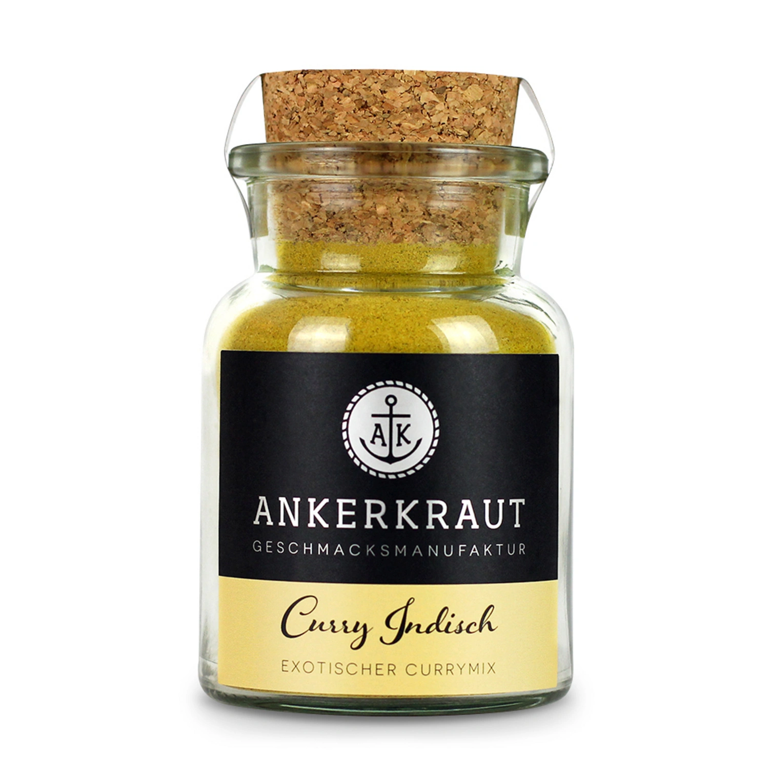 Gewürzkräutermischung, Curry Indisch 70g Korkenglas