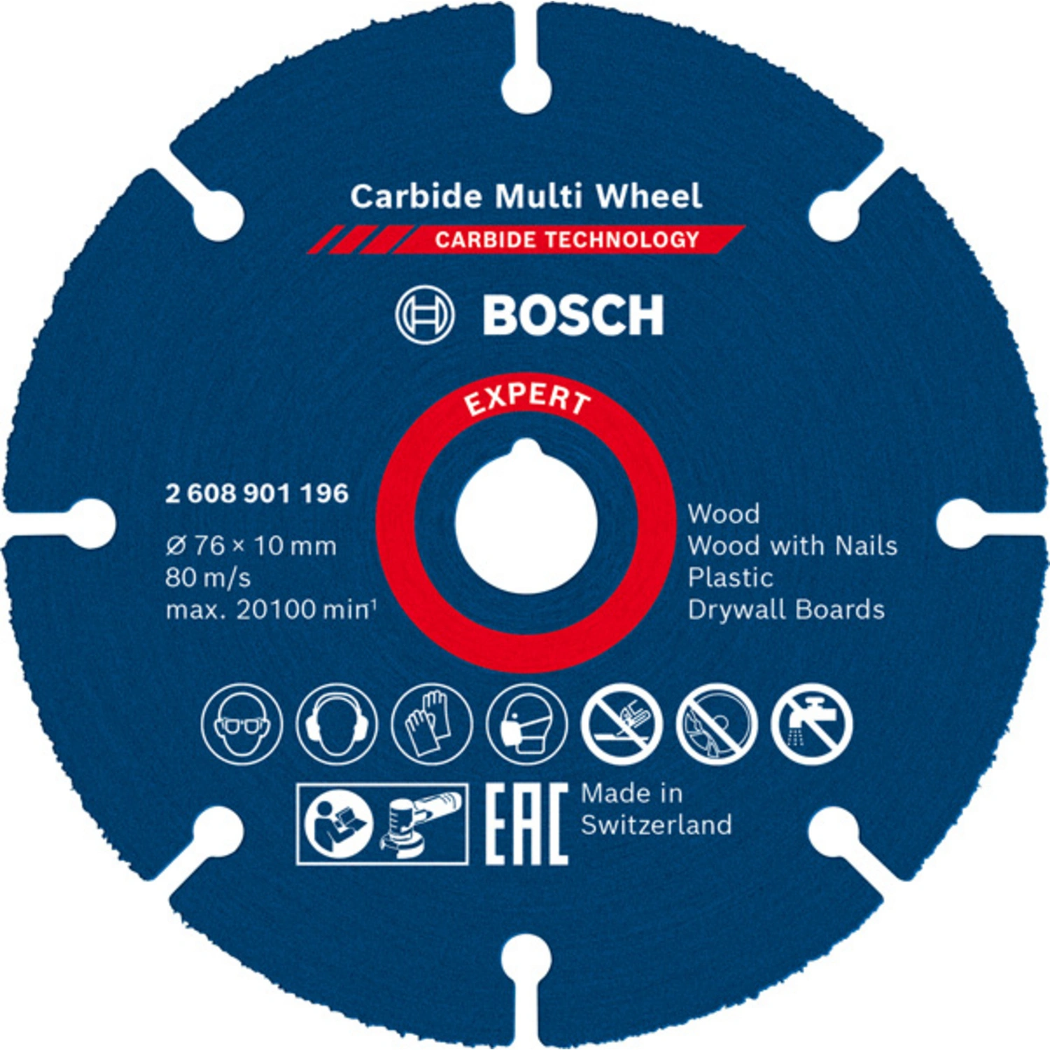 Trennscheibe »EXPERT Multi «, 76 x 10 mm