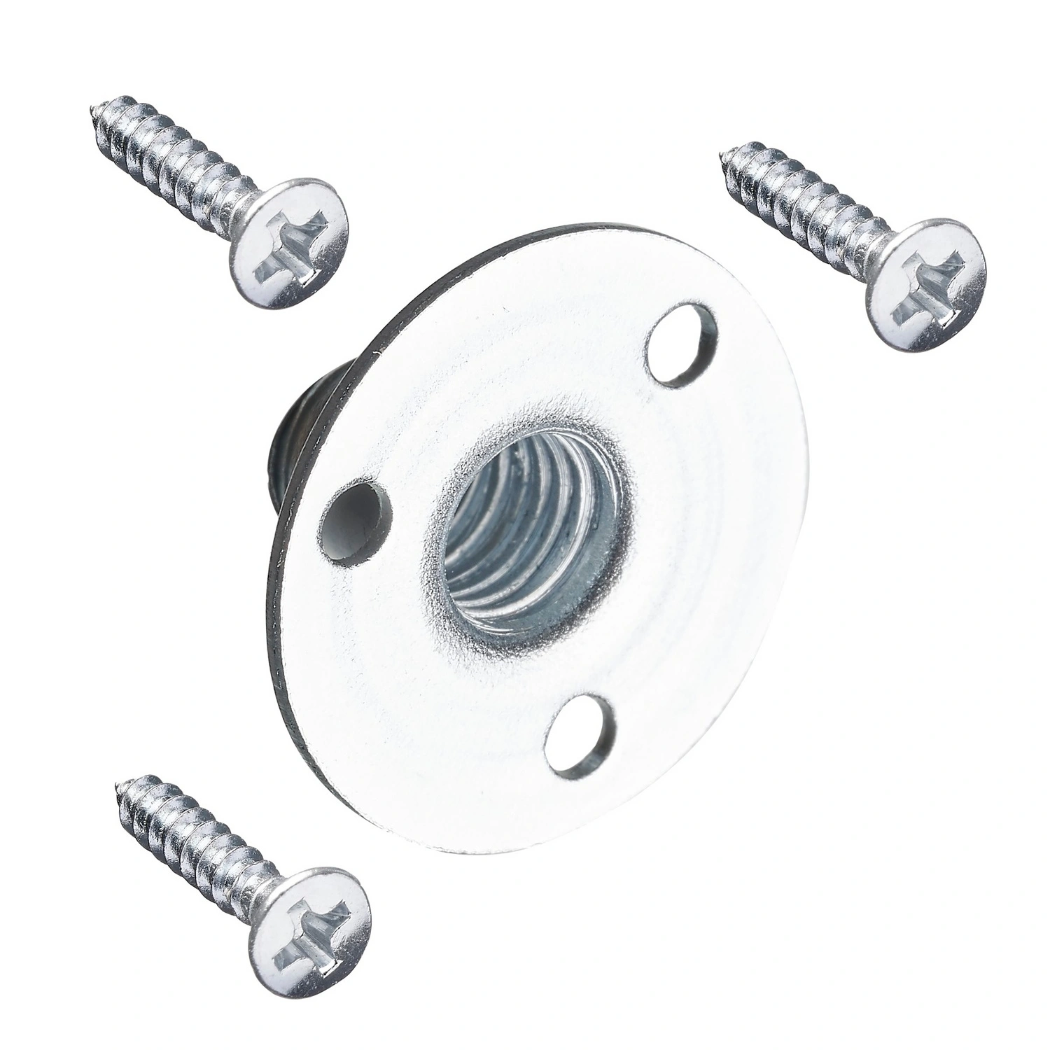 Aufschraubmutter, M8x10 mm, 4 Stück, verzinkt