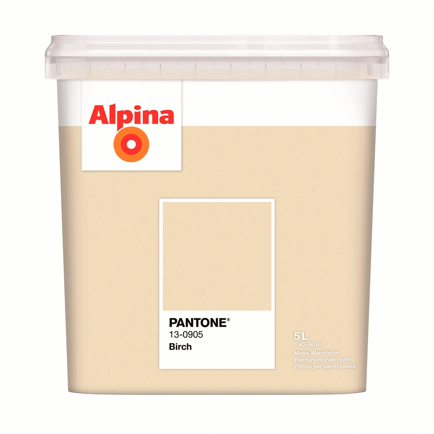 Wandfarbe »PANTONE«, Birch, matt, 5 l