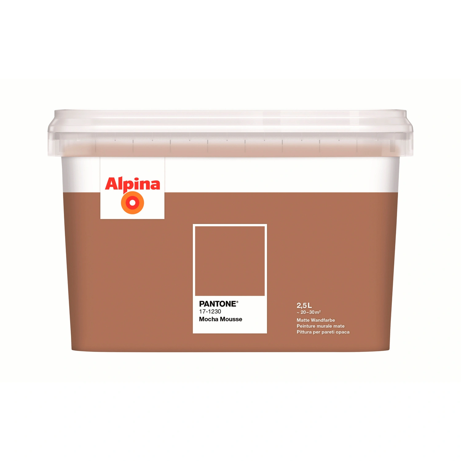 Wandfarbe »PANTONE«, Mocha Mousse, matt, 2,5 l