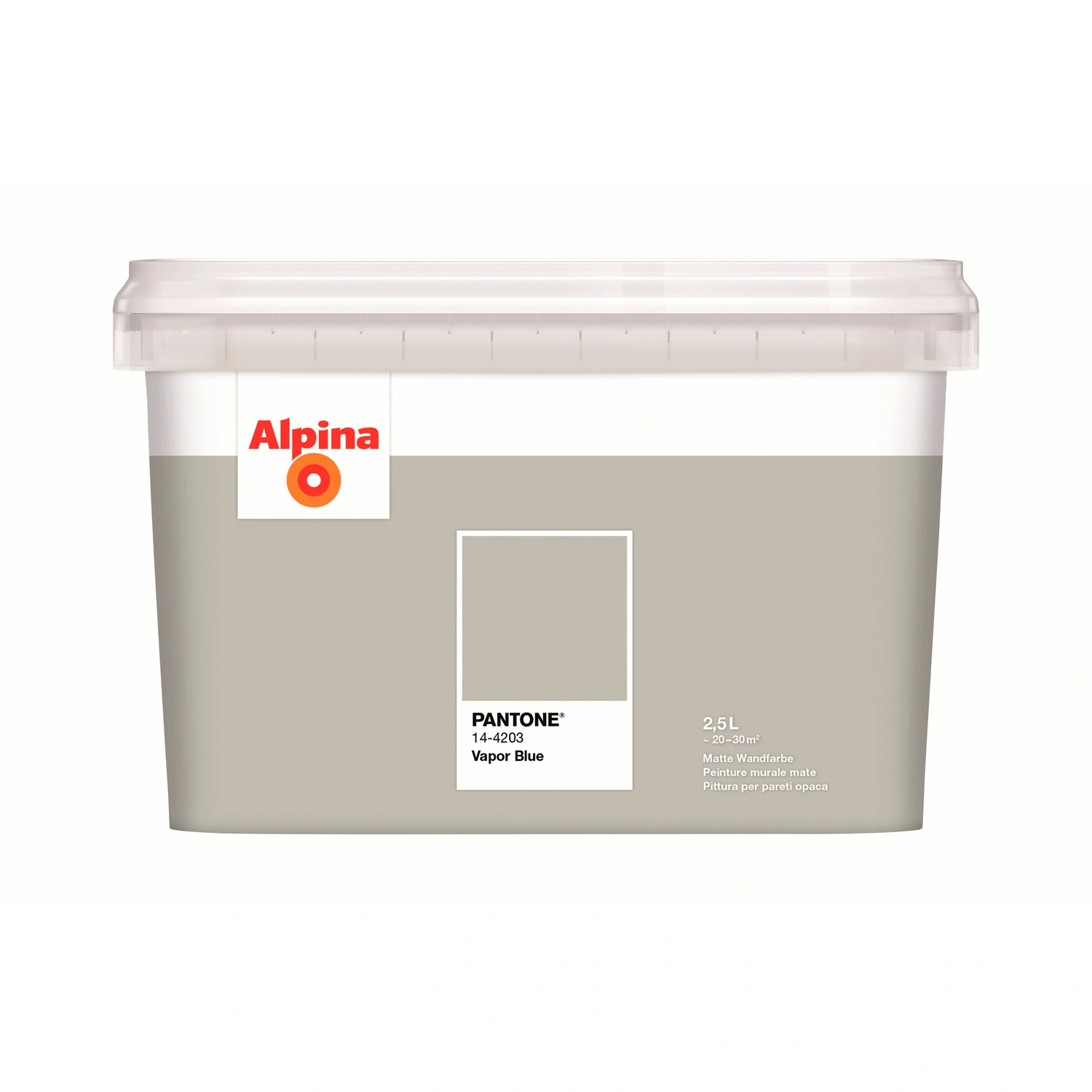 Wandfarbe »PANTONE«, Vapor Blue, matt, 2,5 l